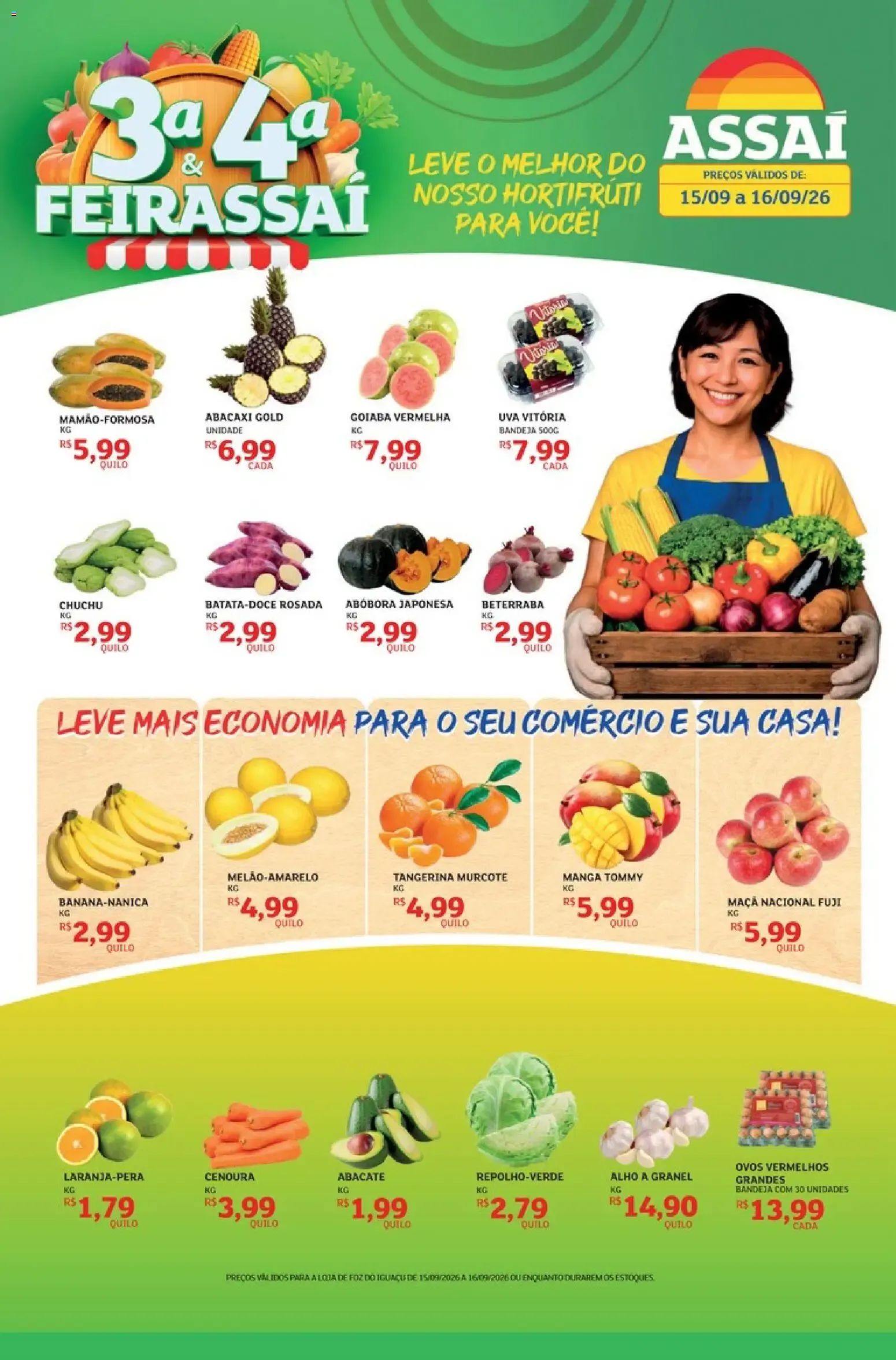 Encarte de Assaí Atacadista ofertas - PR de 15/09/2026 | Promoções Online 15 de setembro até 16 de setembro 2026 - Pagina 1