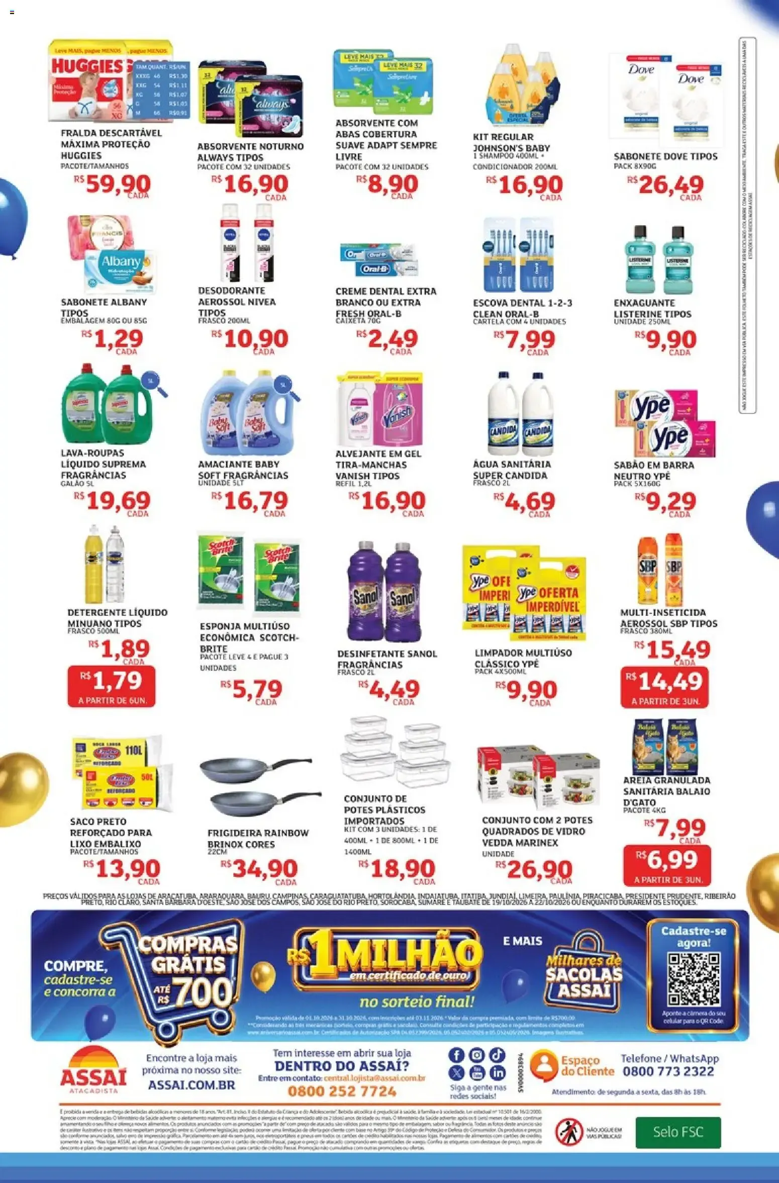 Encarte de Assaí Atacadista ofertas - SP de 19/10/2026 | Promoções Online 19 de outubro até 22 de outubro 2026 - Pagina 4