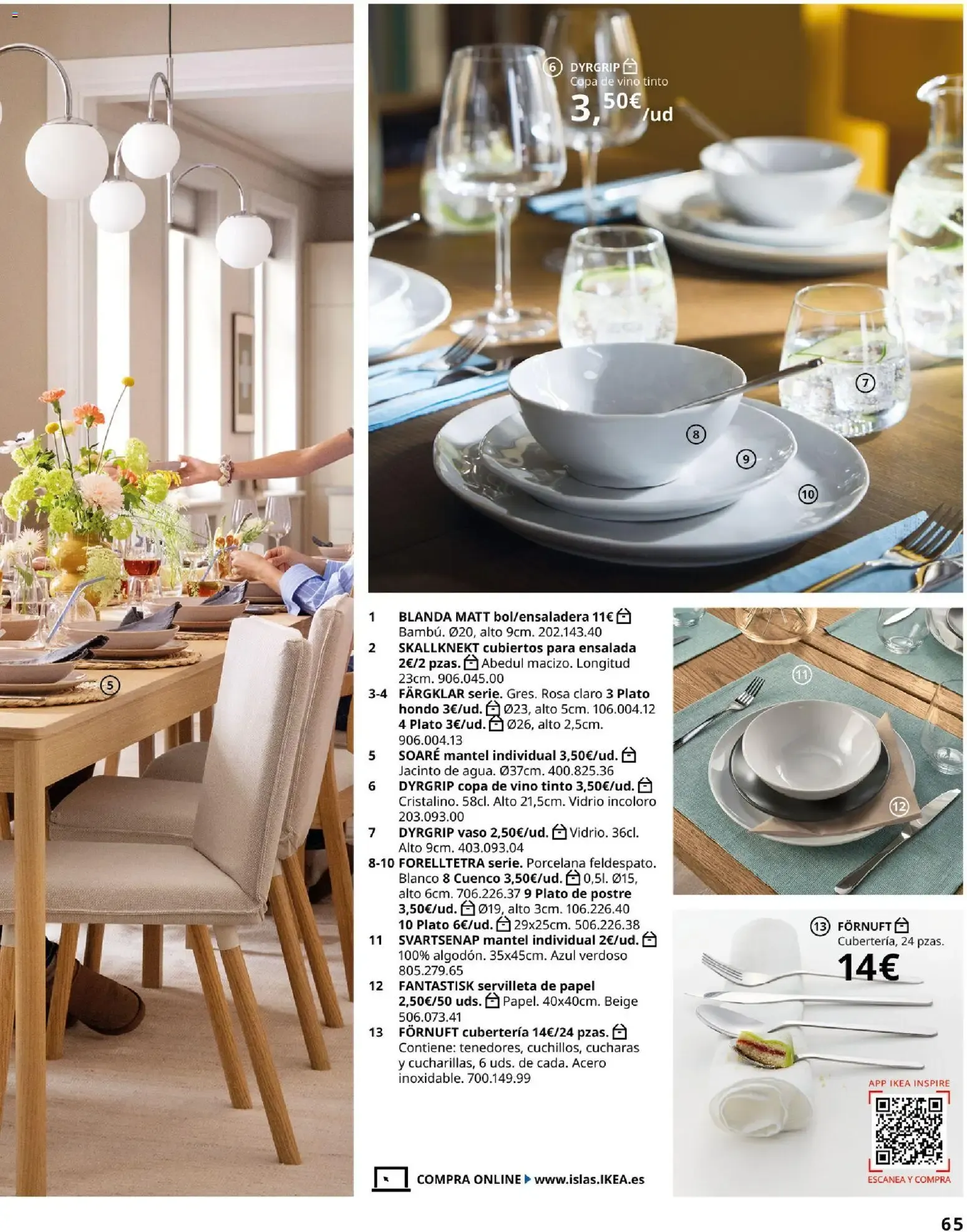 Catálogo de IKEA - Accesorios y decoración del 01/09/2026 1 de septiembre al 31 de enero 2027 - Página 65