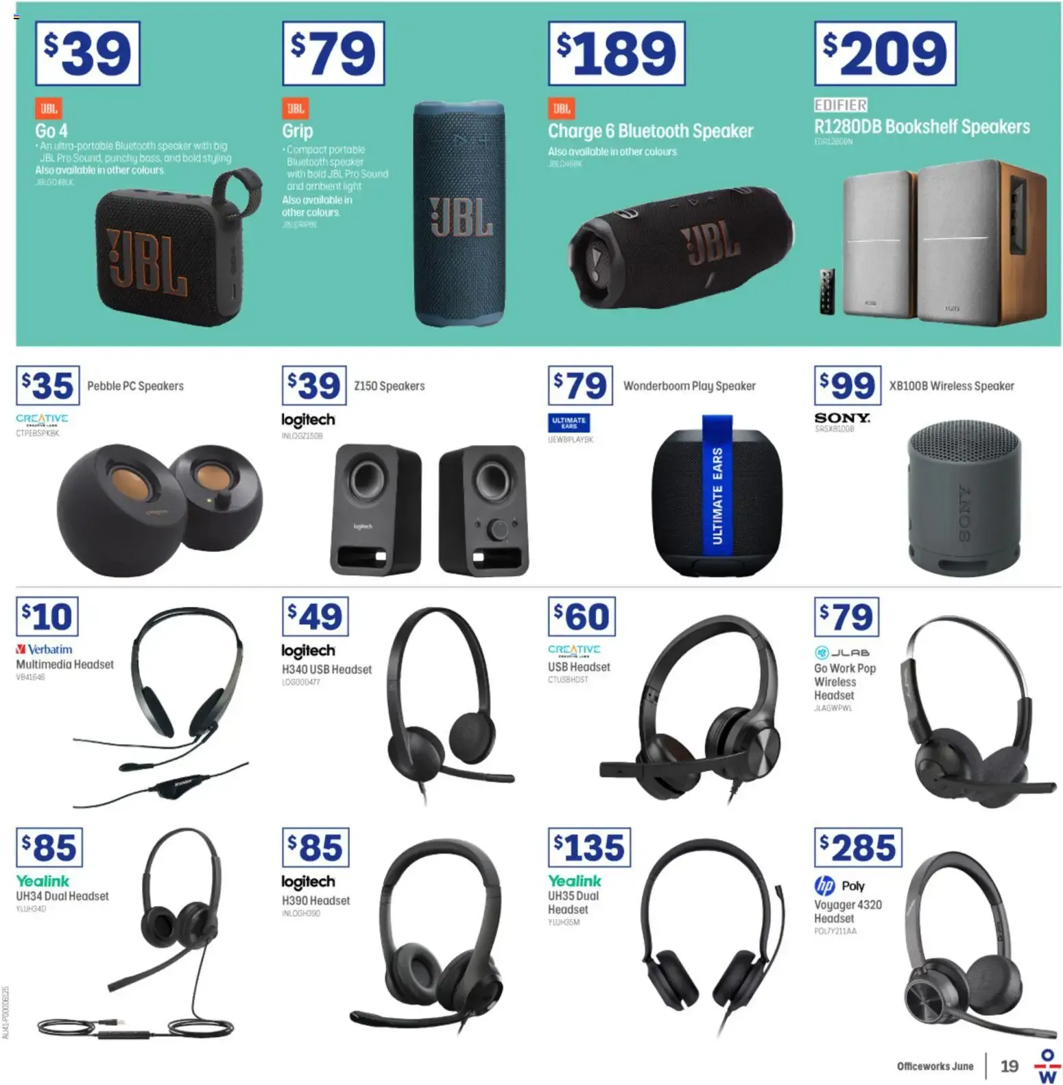 Officeworks catalogue - 28/05/2026 > weekly / monthly specials - Catalogue valid from 28 May to 30 June 2026 - page 19