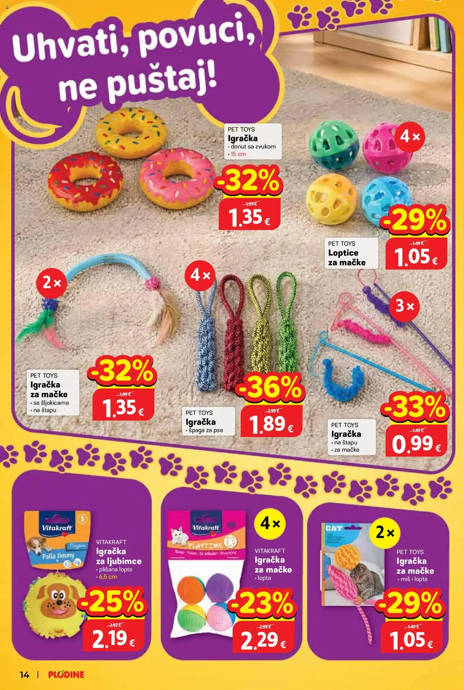 Katalog Plodine Katalog kućni ljubimci novi od 01.10.2026 na listanje > letak digitalni od 1. listopada do 14. listopada 2026. - Pregled Stranica 14