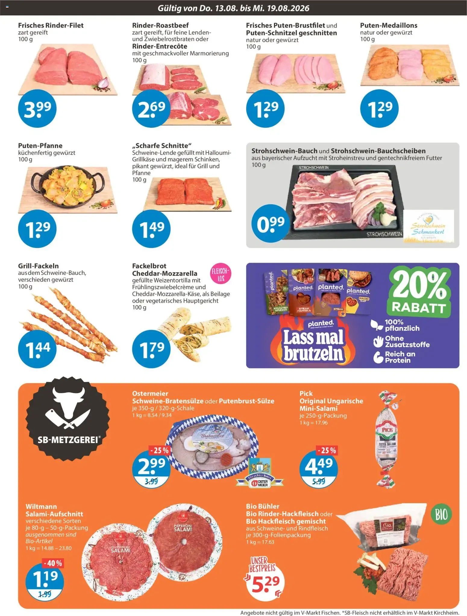 Angebote V-Markt Angebote (ab 13.08.2026) von 13. August bis 19. August 2026 - Prospekt seite 3
