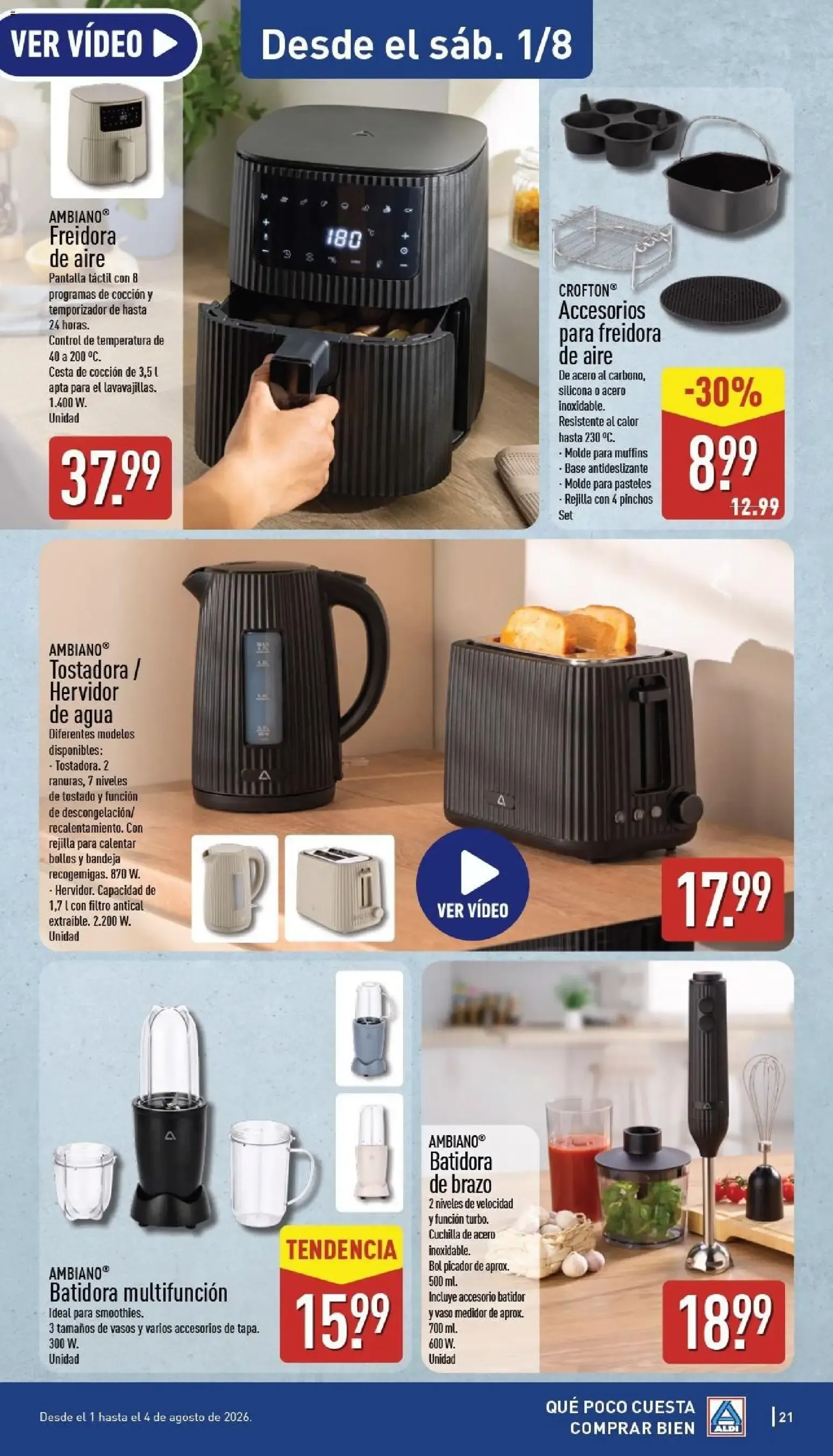 Catálogo de Aldi: Frescura a precios para tirarse a la piscina 27 de julio al 2 de agosto 2026 - Página 21
