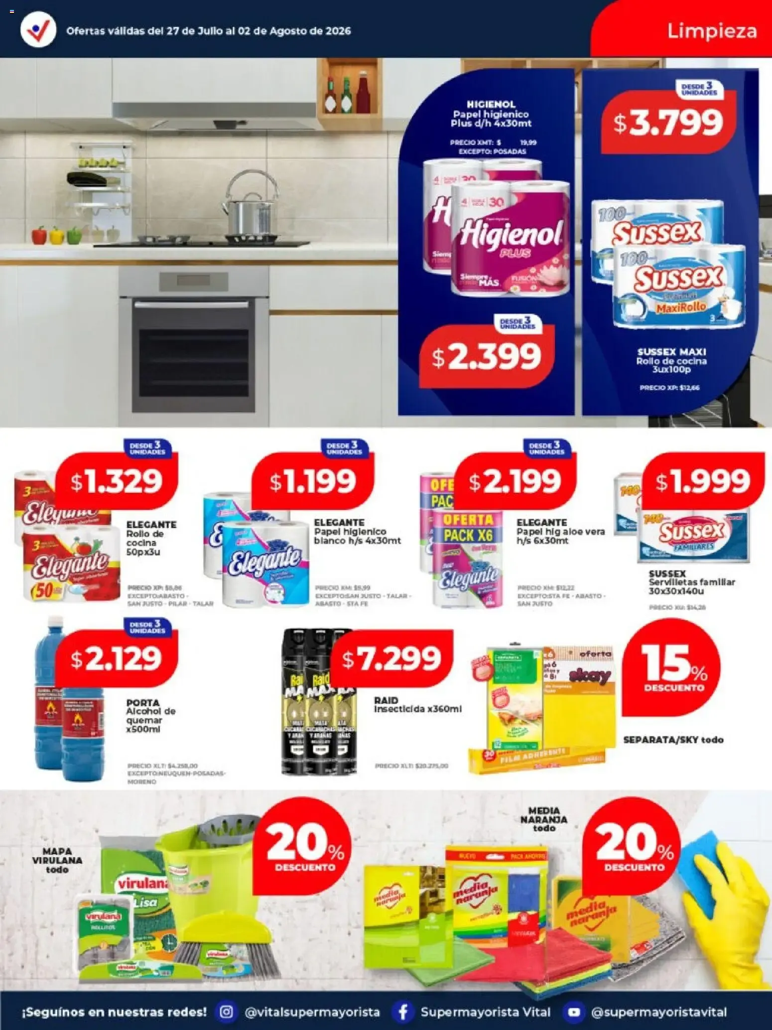 Ofertas de Vital Supermayorista - El Mayorista de Tu Ahorro 27 de julio al 2 de agosto 2026 - Página 9 del catálogo
