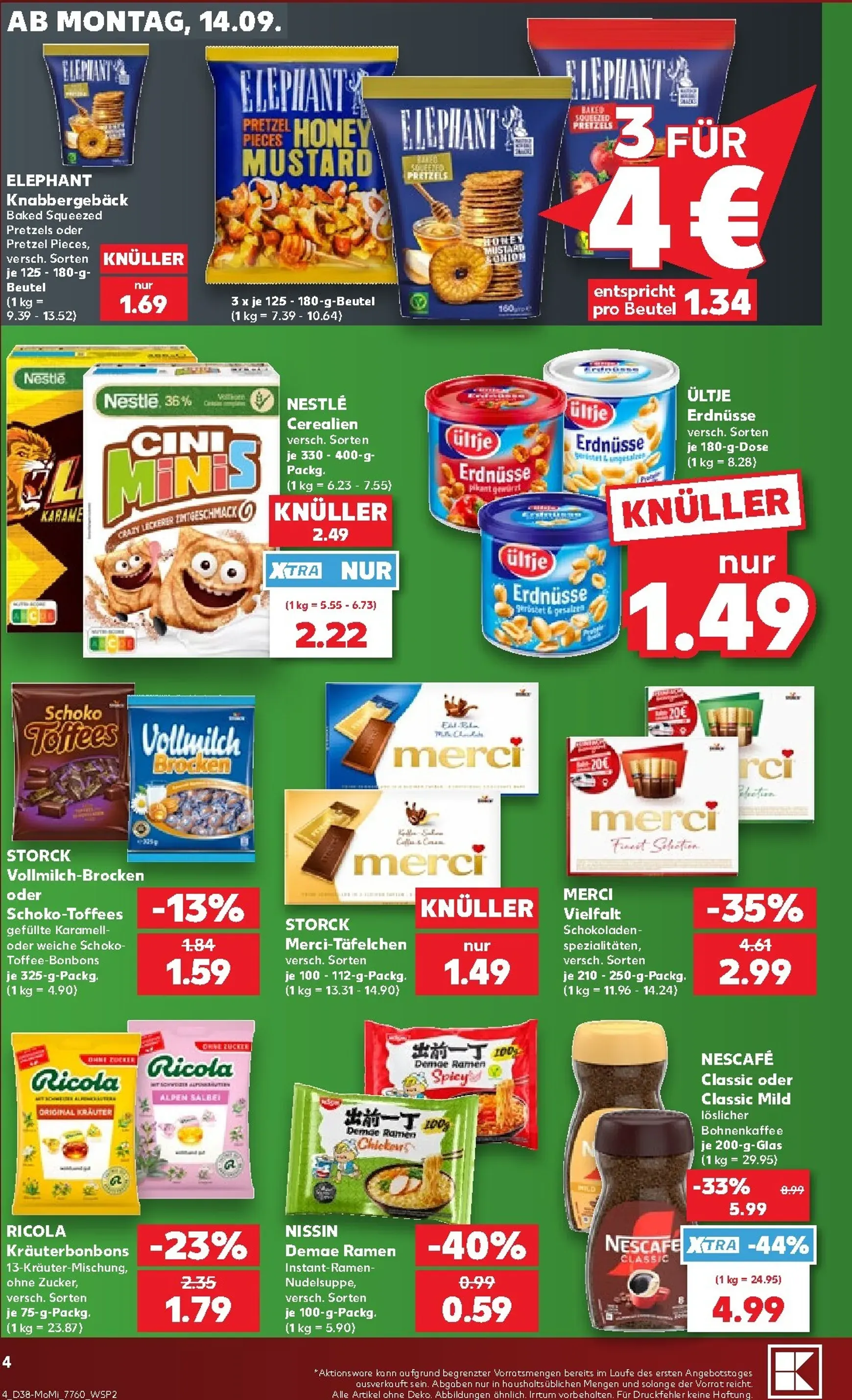 Kaufland Prospekt nächste Woche – von Montag 14.09.2026 bis Mittwoch 16.09.2026 von 14. September bis 16. September 2026 - Prospekt seite 4