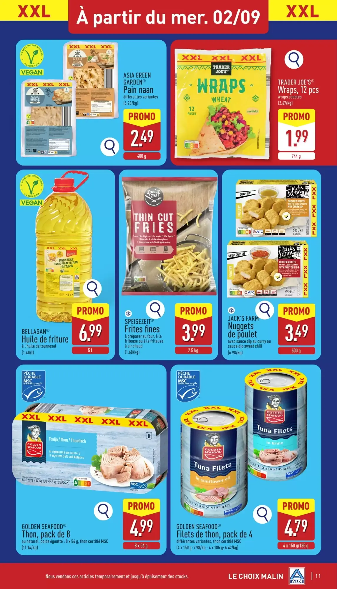 ALDI Dépliant 31/08 - 05/09 van 31 augustus tot 5 september 2026 - folder pagina 11