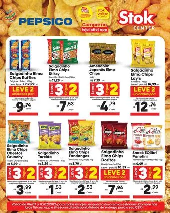 Encarte de Stok Center - Ofertas PepsiCo e Elma Chips 6 de julho até 12 de julho 2026 - Pagina 1