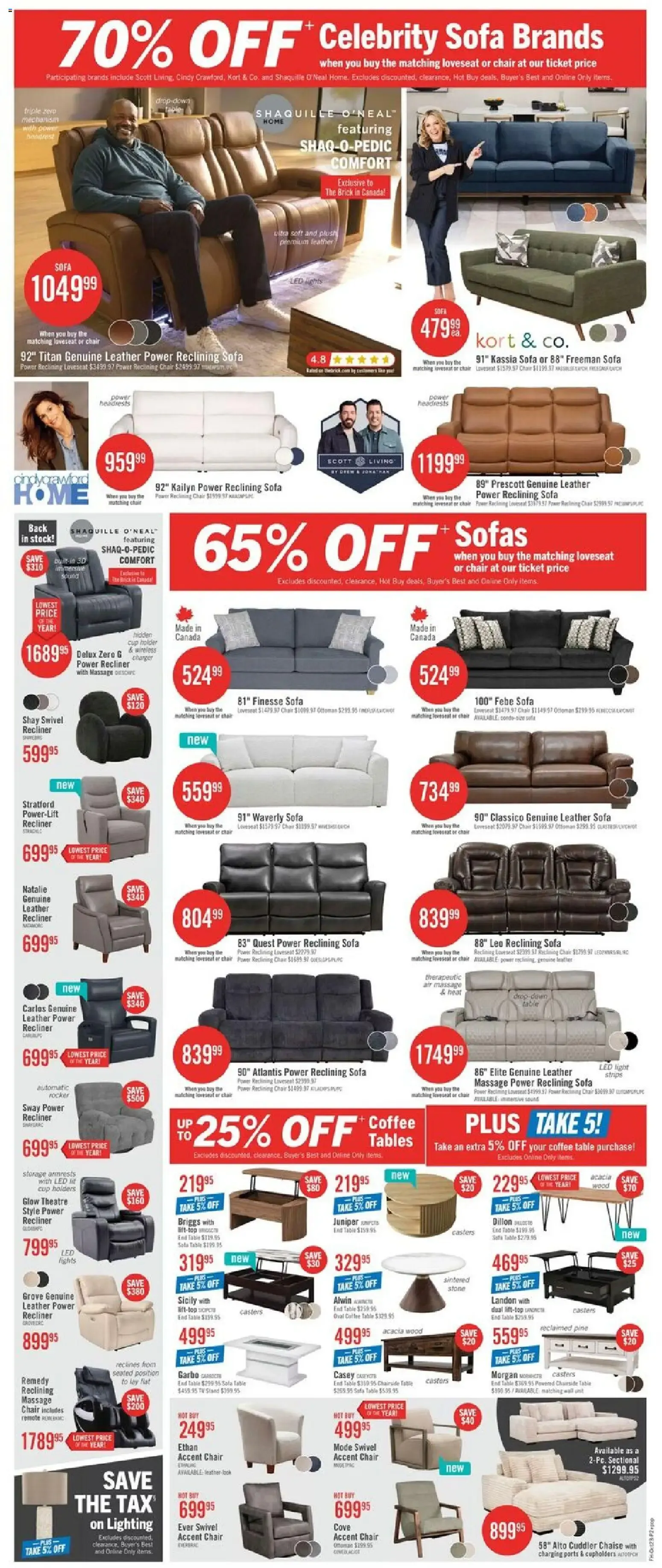 The Brick weekly flyer / circulaire from Oct 22, 2026 > weekly specials & deals from October 22 to October 26 2026 - flyer page 3