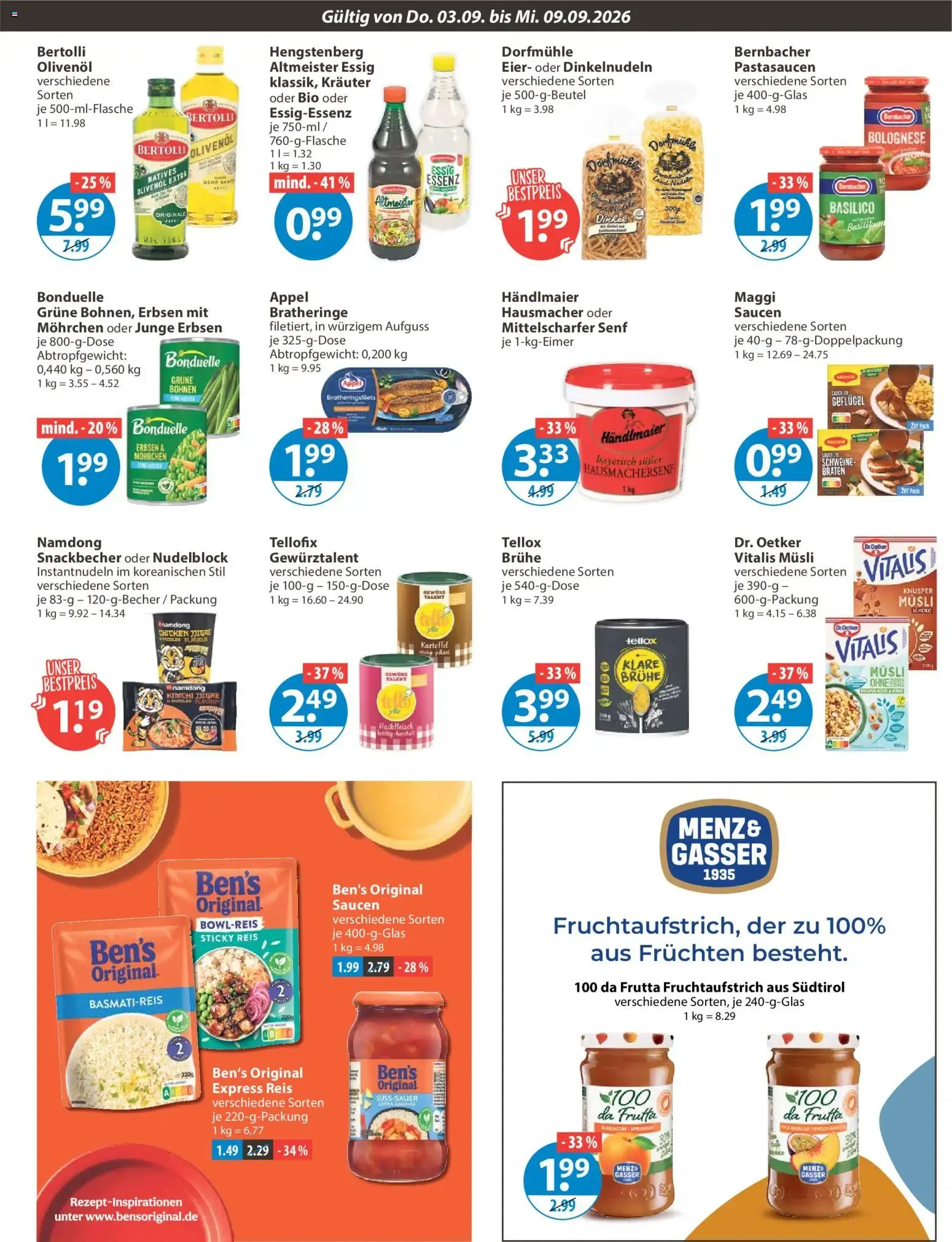 Angebote V-Markt Angebote (ab 03.09.2026) von 3. September bis 9. September 2026 - Prospekt seite 7