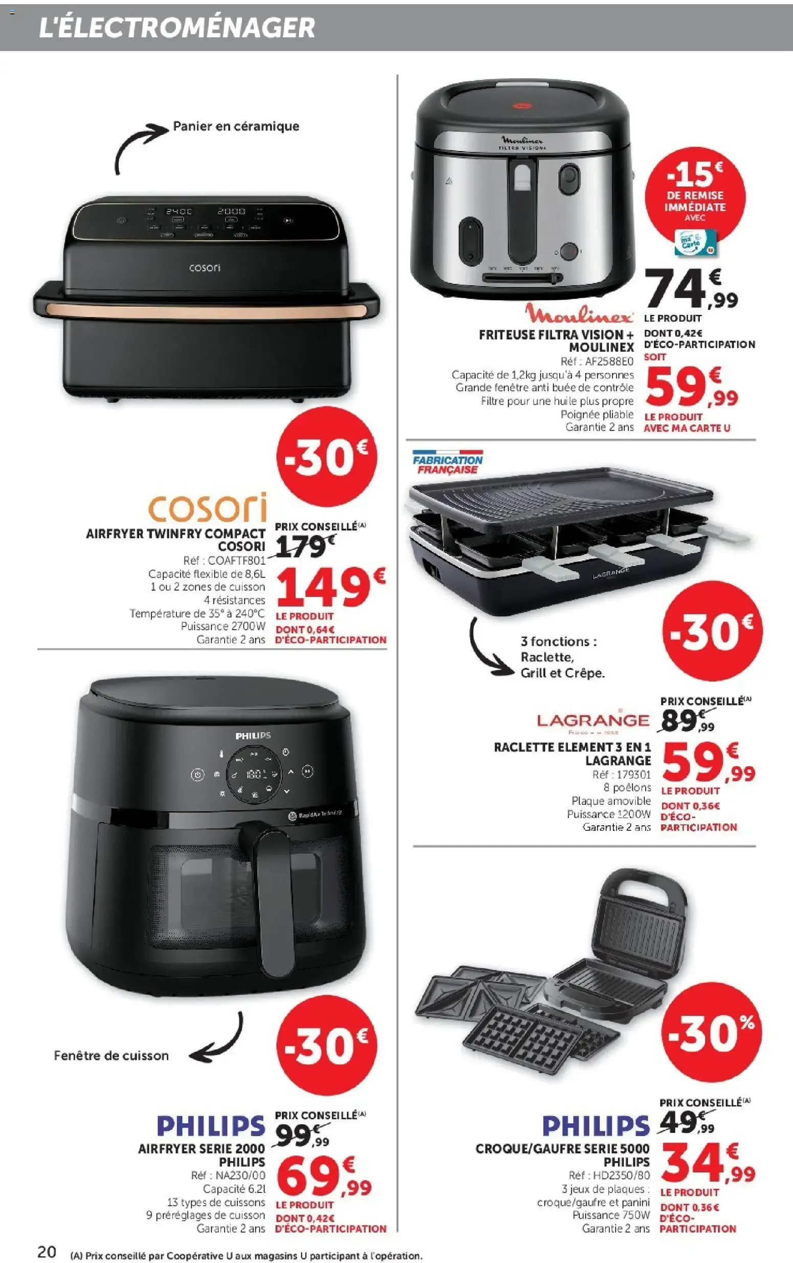 Hyper U - Les prix bas de la semaine à partir du 29/09/2026 - promo en ligne du 29 septembre au 11 octobre 2026 - Catalogue page 20