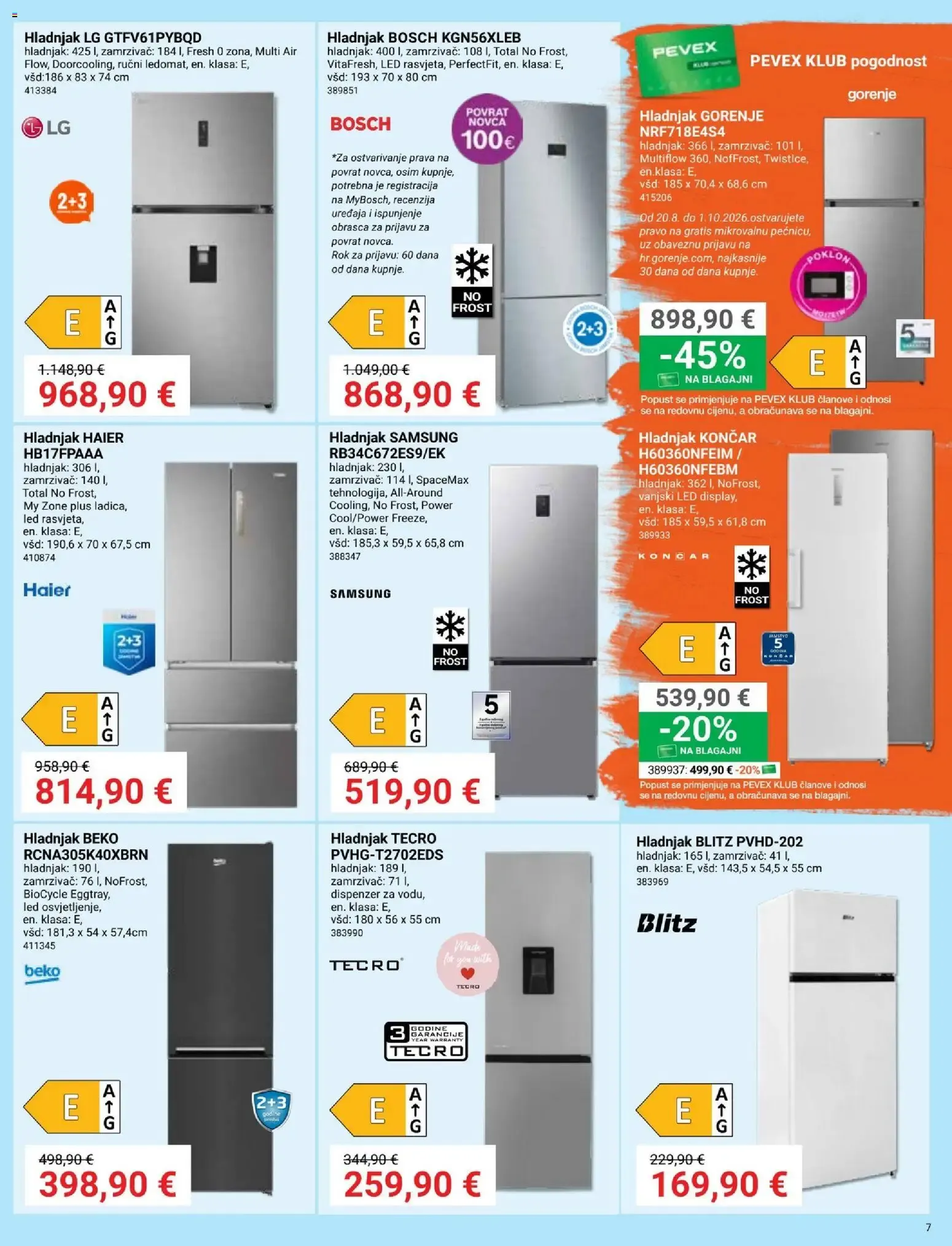 Katalog PEVEX Katalog od 24. rujna do 20. listopada 2026. - Pregled Stranica 7