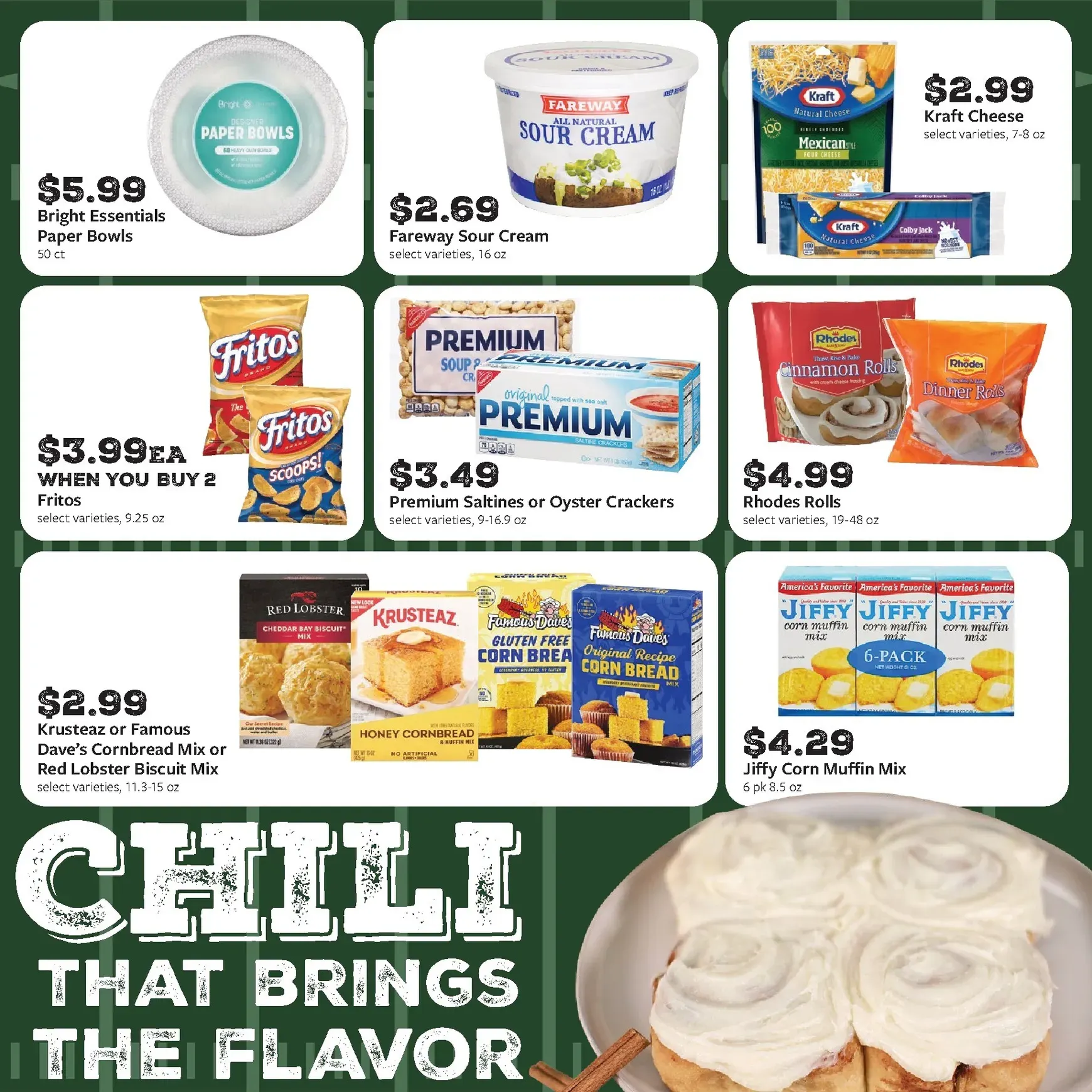 Weekly promotion Current Fareway - Score Big on Flavor leaflet valid from Monday 08/31/2026 to Saturday 09/26/2026 spanning from August 31 to September 26 2026 - Page 5 for Catalogue 365