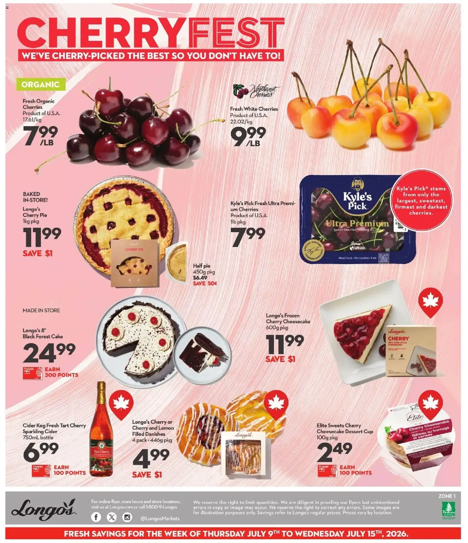 Longo's weekly flyer / circulaire from Jul 9, 2026 > weekly specials & deals from July 9 to July 15 2026 - flyer page 3