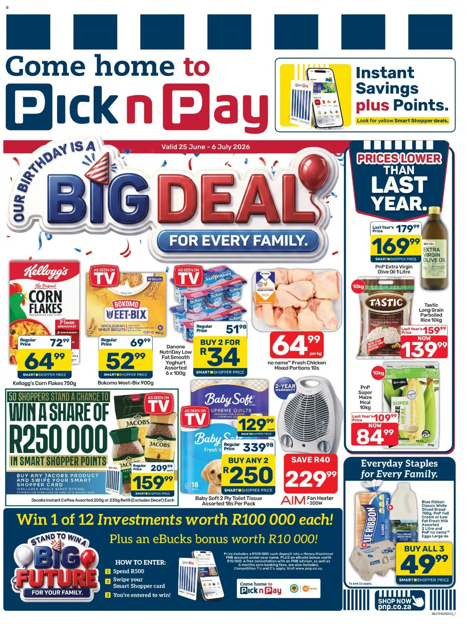 Pick n Pay - Our Birthday Big Deal from 25 June to 6 July 2026 - Catalogue Page 1