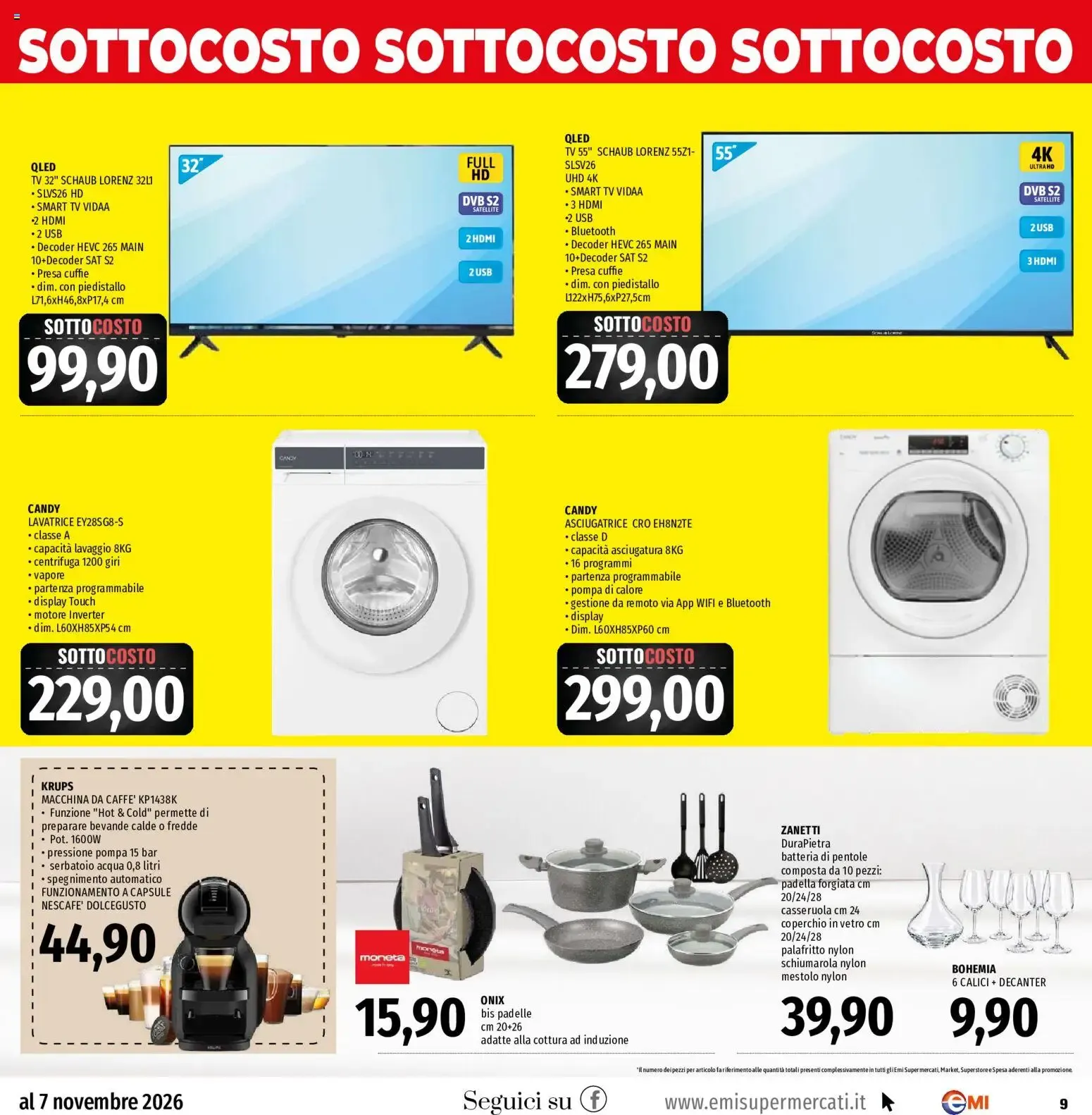 EMI volantino dal 29/10/2026 - online Offerte da 29 ottobre a 7 novembre di 2026 - Pagina del volantino 9