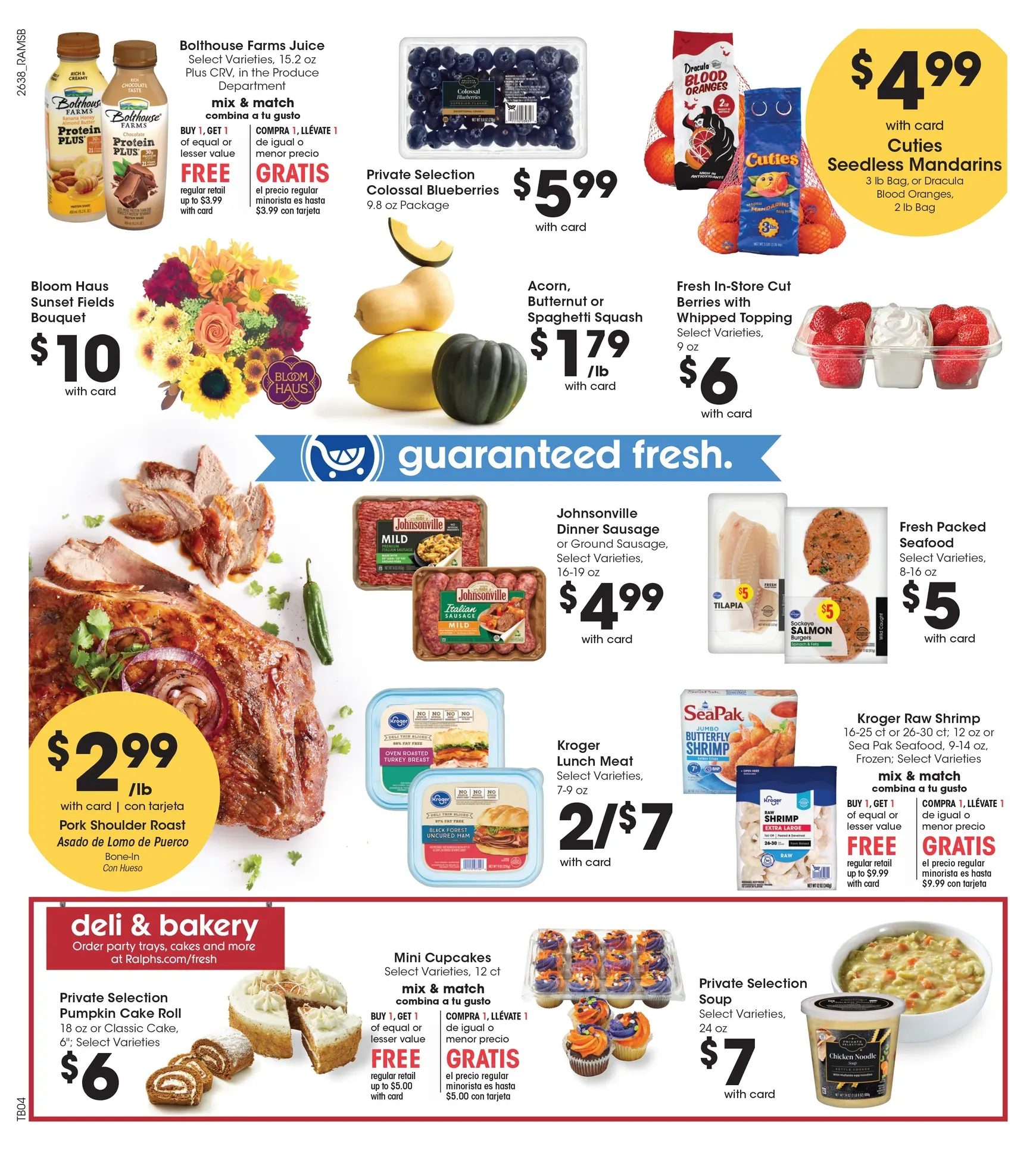 Weekly promotion Current Ralphs leaflet valid from Wednesday 10/21/2026 to Tuesday 10/27/2026 spanning from October 21 to October 27 2026 - Page 13 for Catalogue 365
