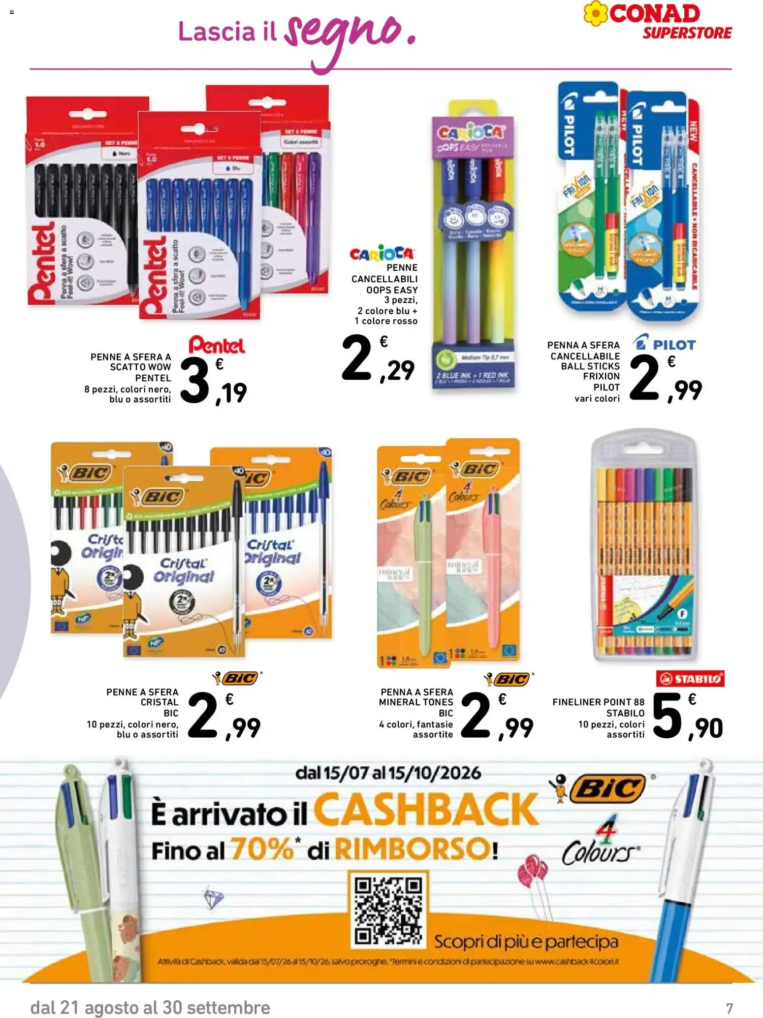 Catalogo Scuola Conad da 21 agosto a 30 settembre di 2026 - Pagina del volantino 7