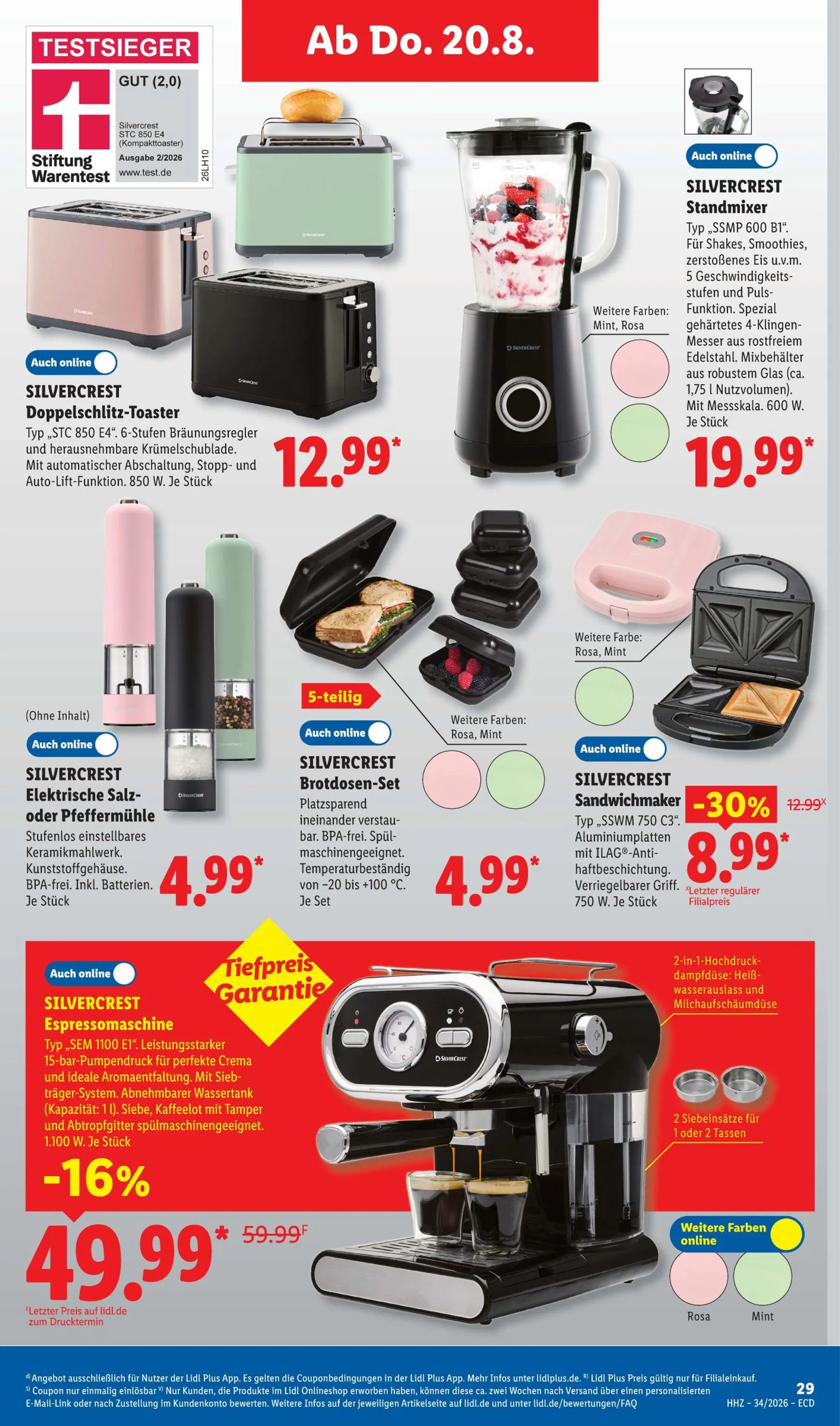 Lidl - Angebot der Woche von 17. August bis 22. August 2026 - Prospekt seite 27
