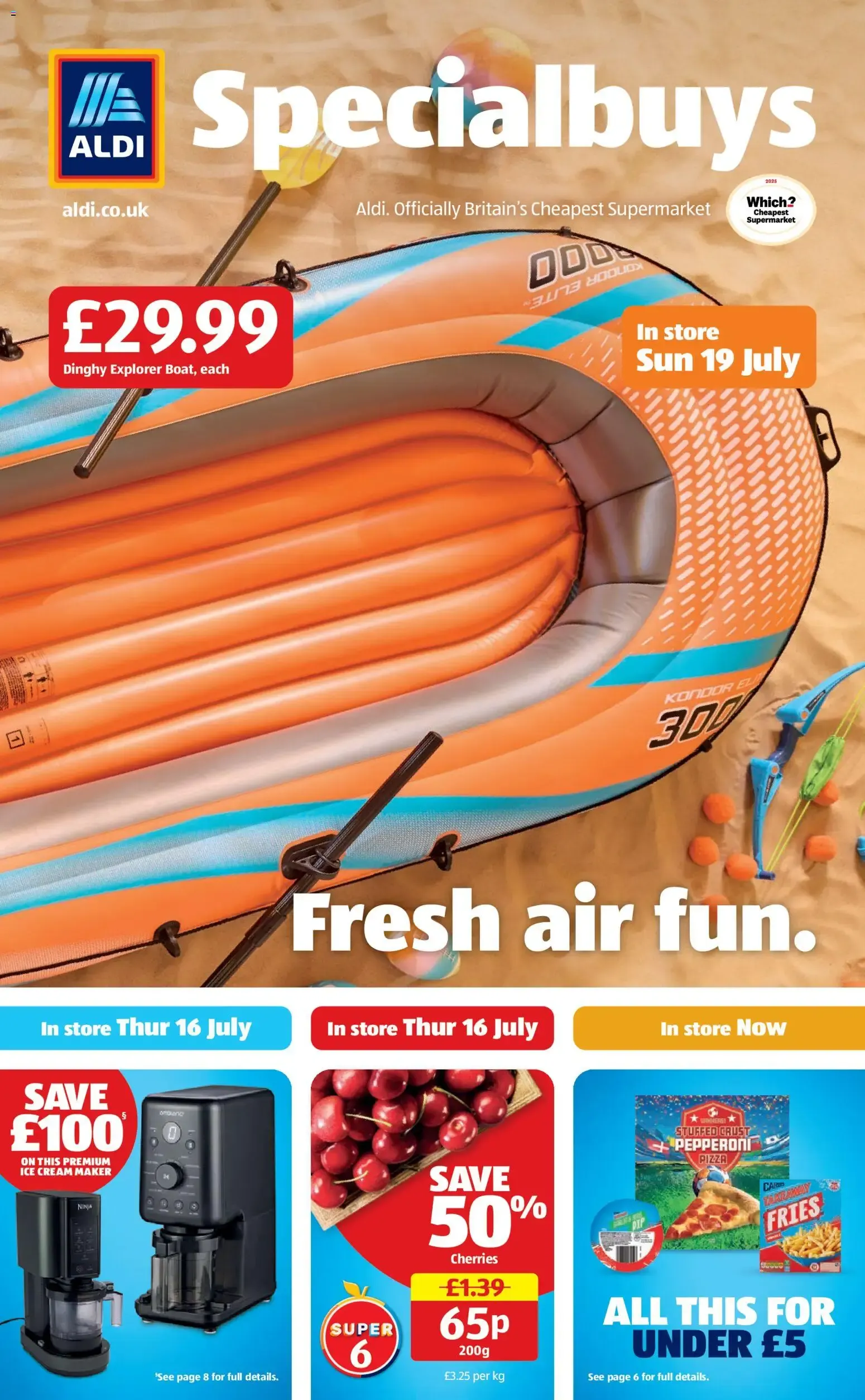 Aldi Specialbuys - Fresh Air Fun from 16 July to 19 July 2026 - Catalogue Page 1