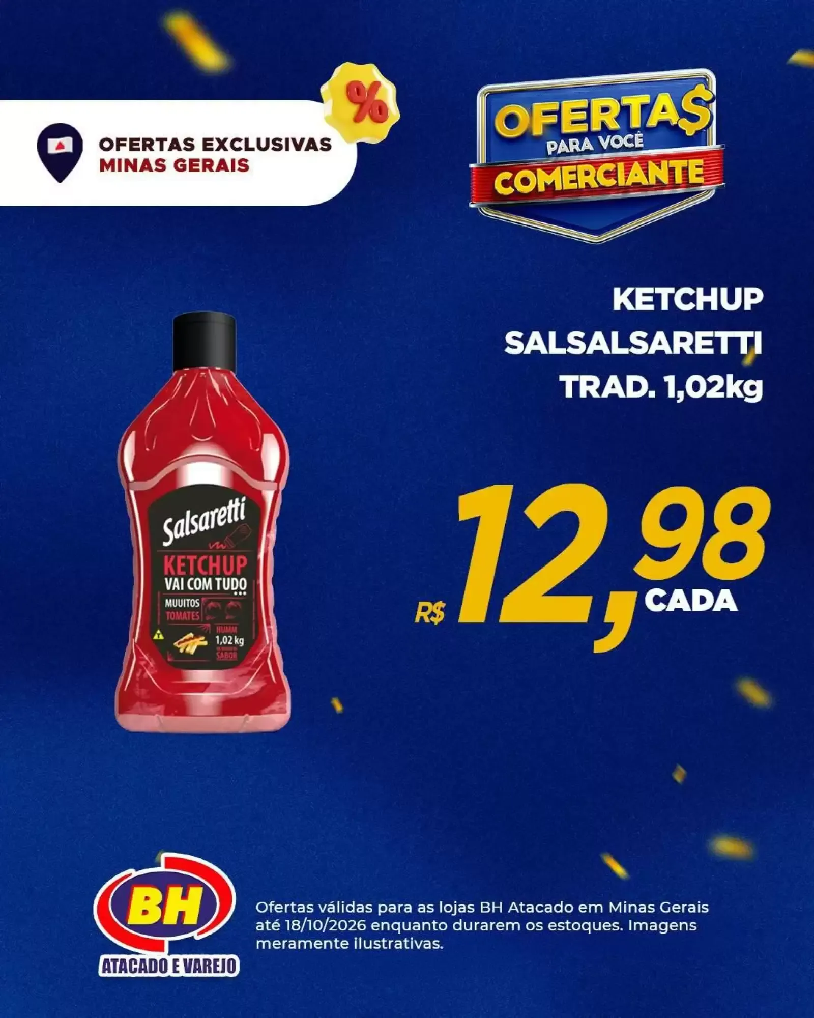 Encarte de Ofertas BH Atacado e Varejo para Comerciantes 13 de outubro até 18 de outubro 2026 - Pagina 3