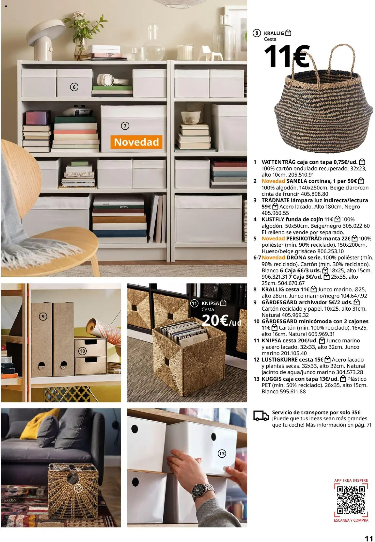 Catálogo de IKEA - Accesorios y decoración del 01/09/2026 1 de septiembre al 31 de enero 2027 - Página 11