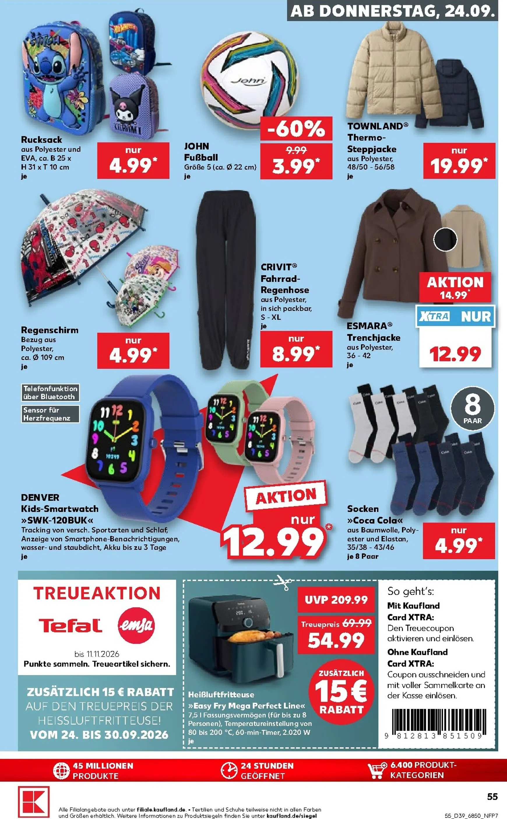 Kaufland Prospekt nächste Woche – von Donnerstag 24.09.2026 bis Mittwoch 30.09.2026 von 24. September bis 30. September 2026 - Prospekt seite 56