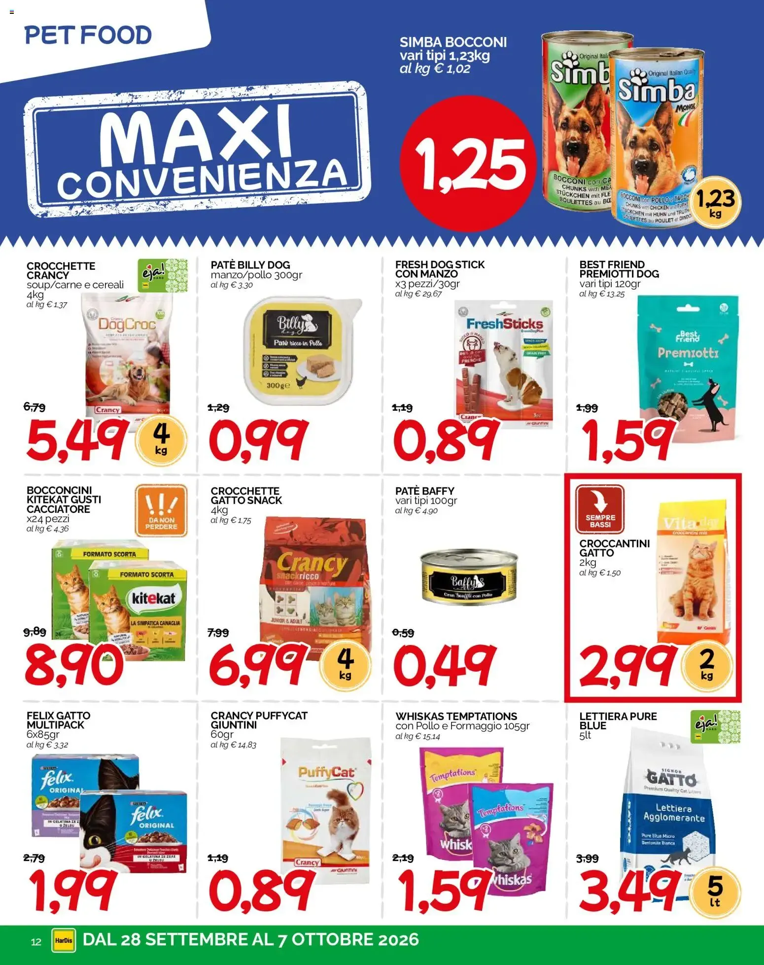 HarDis volantino dal 28/09/2026 - online Offerte da 28 settembre a 7 ottobre di 2026 - Pagina del volantino 12