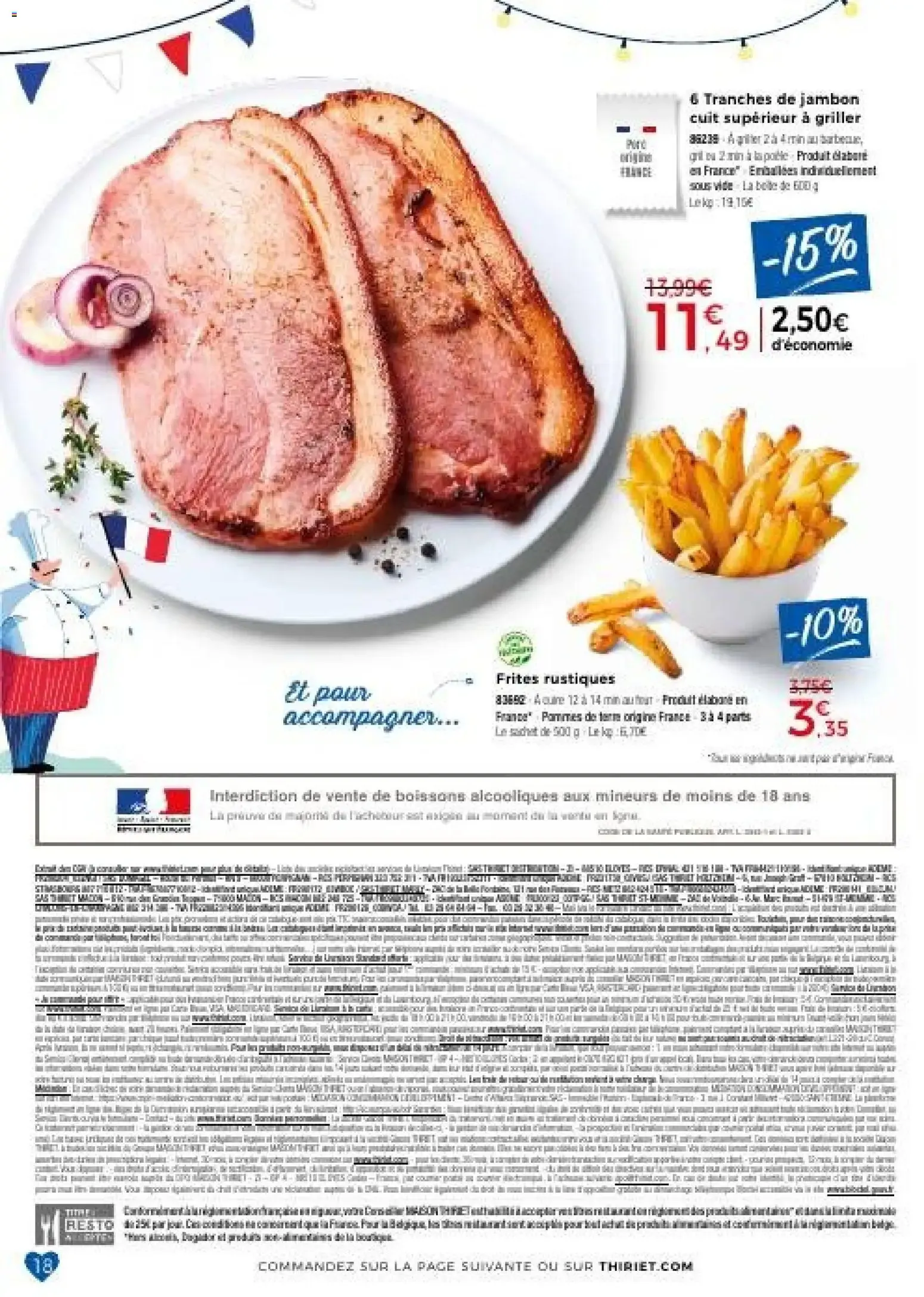 Thiriet: Un été à la Française - Catalogue Bons Plans du 24 juin au 17 juillet 2026 - Catalogue page 18