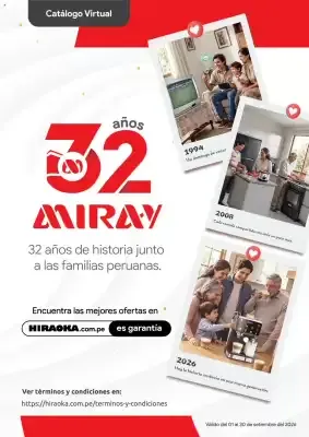 Catalogo de Catálogo Aniversario Miray 1 de setiembre al 30 de setiembre 2026 - Pag 1