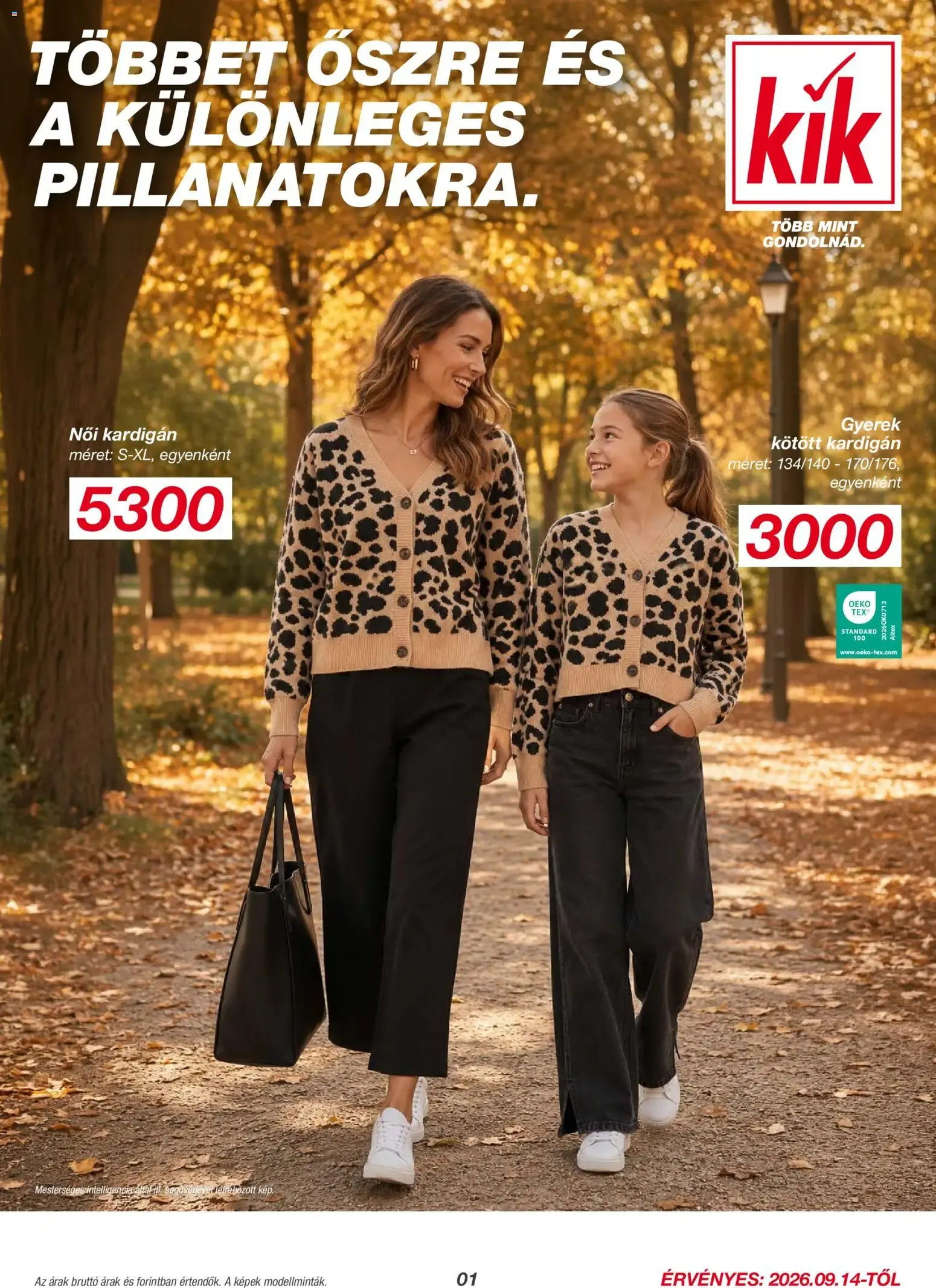 Katalógus Kik akciós újság - 2026.09.14. -tól/töl > akció, lapozható szórólap 🛍️ szeptember 14.-tól október 5.-ig 2026. - Oldal 1