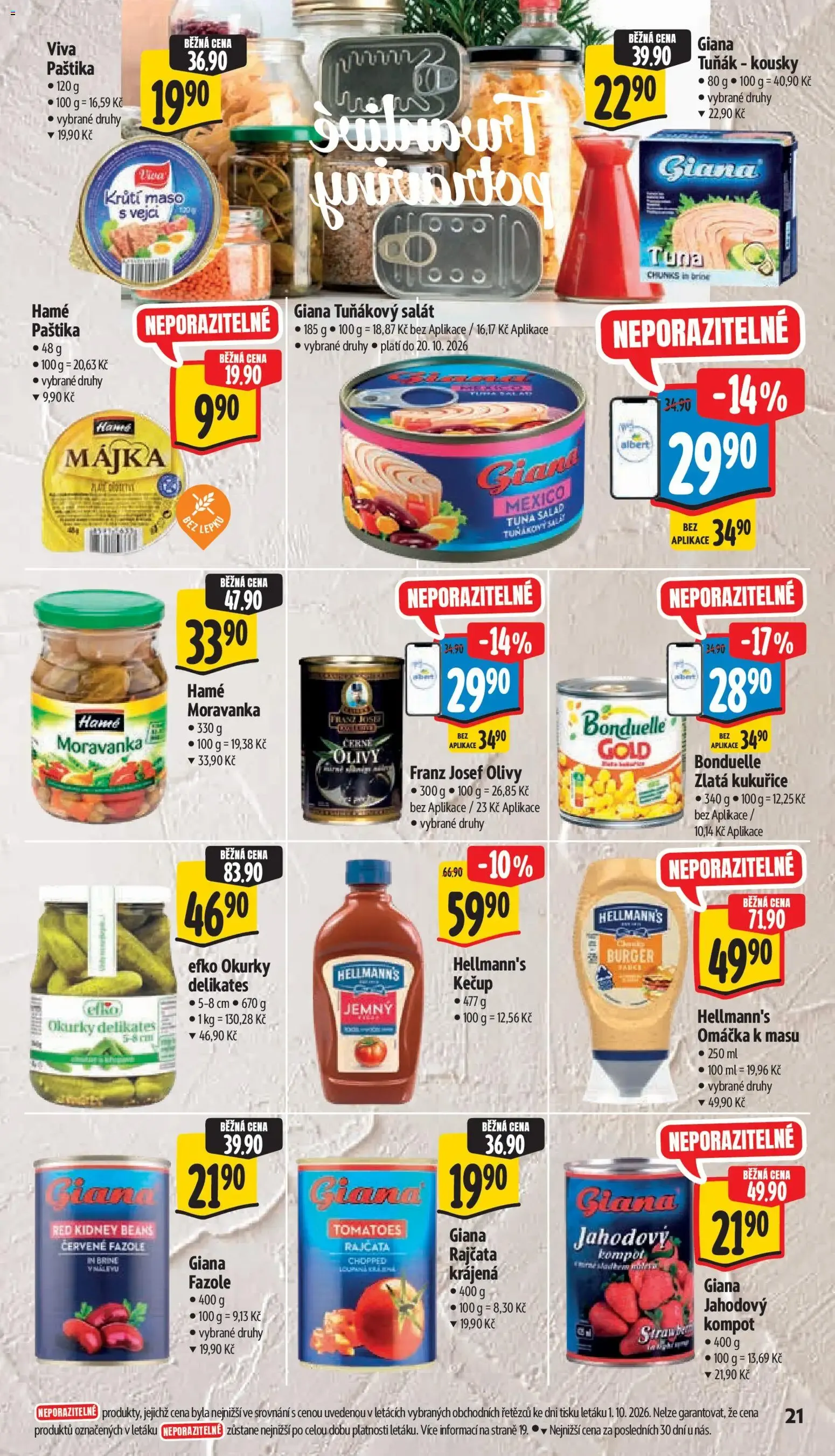 Albert leták - Supermarket od 07.10.2026 - Akční leták - 7. října 13. října 2026 - Page 31