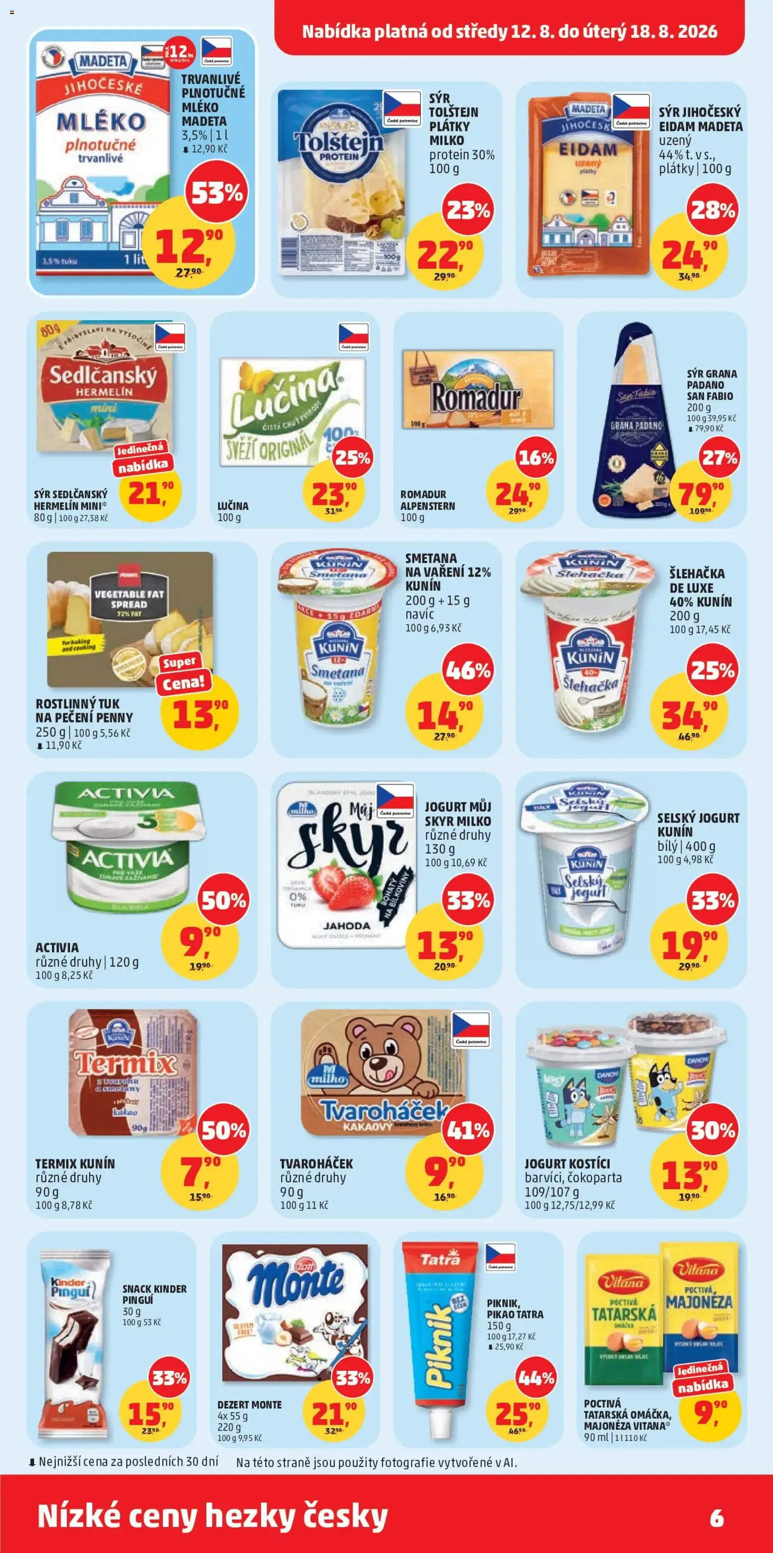 PENNY leták na příští týden (12.08.2026) - 12. srpna 18. srpna 2026 - Page 6