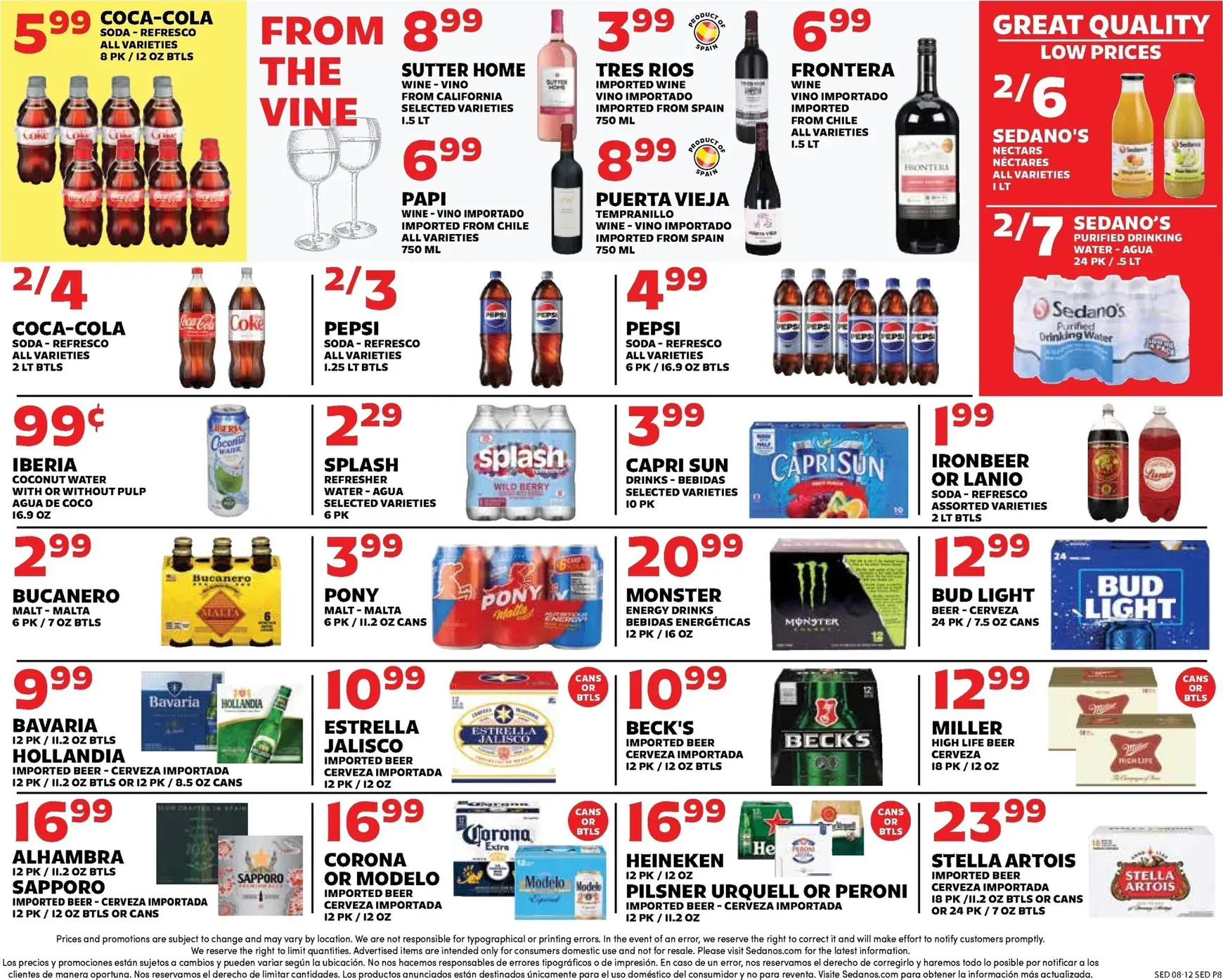 Weekly ad Sedano's Back to School Deals from August 12 to August 18 2026 - Page 8