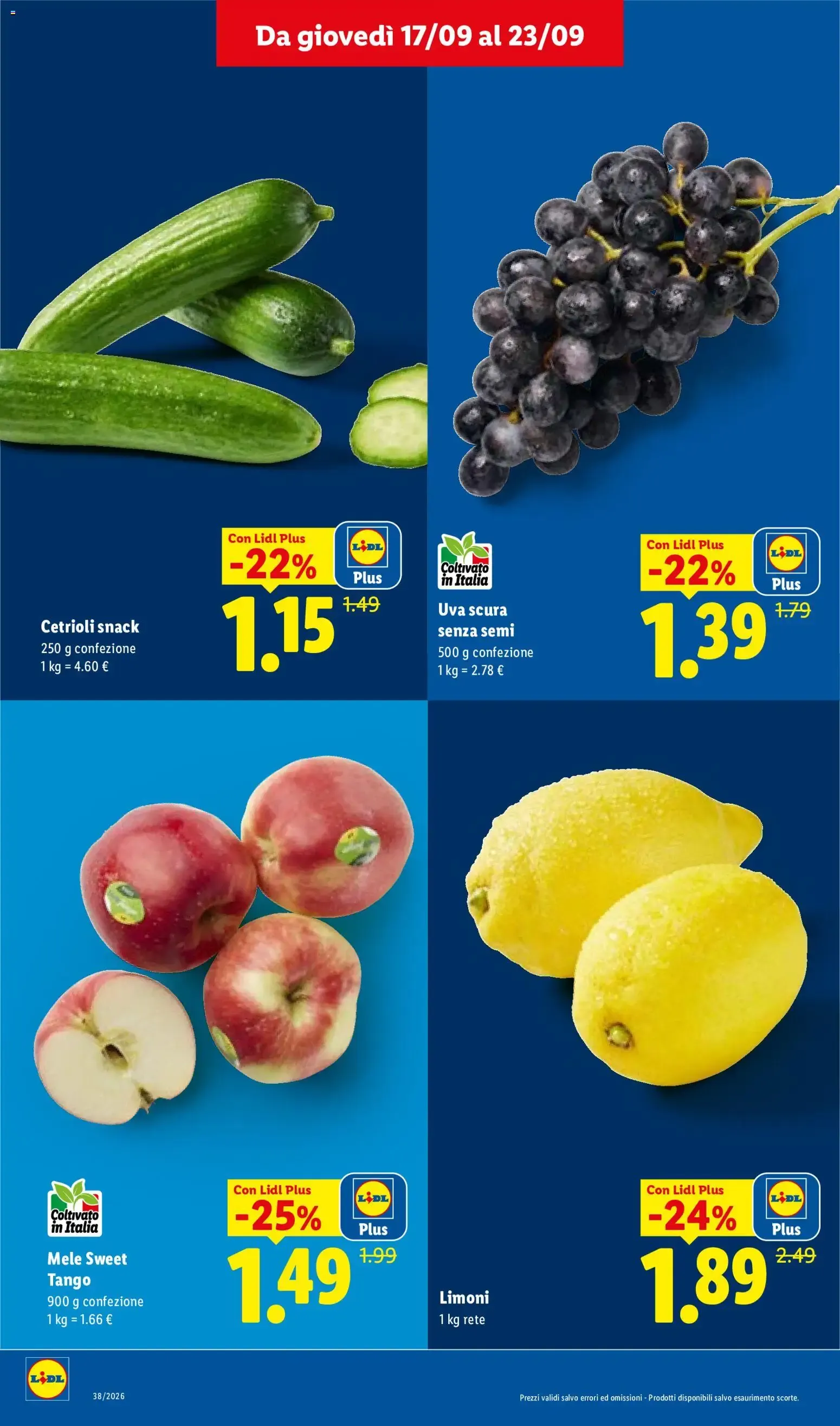 Lidl XXL Grande formato, grande convenienza y Mega Offerte da 17 settembre a 23 settembre di 2026 - Pagina del volantino 6