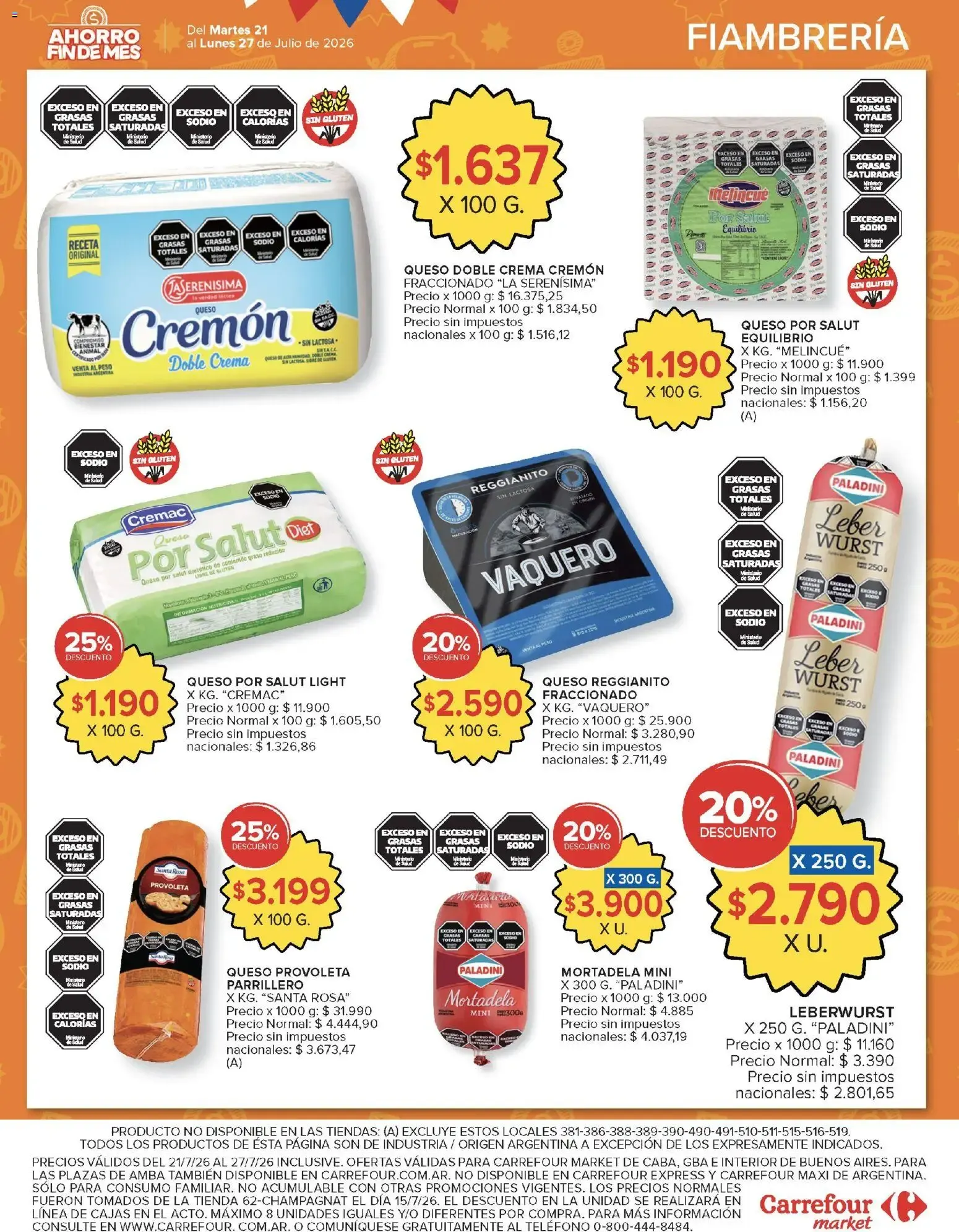 Ofertas de Carrefour ofertas || del 21/07/2026 - 27/07/2026 || Promociones 21 de julio al 27 de julio 2026 - Página 39 del catálogo