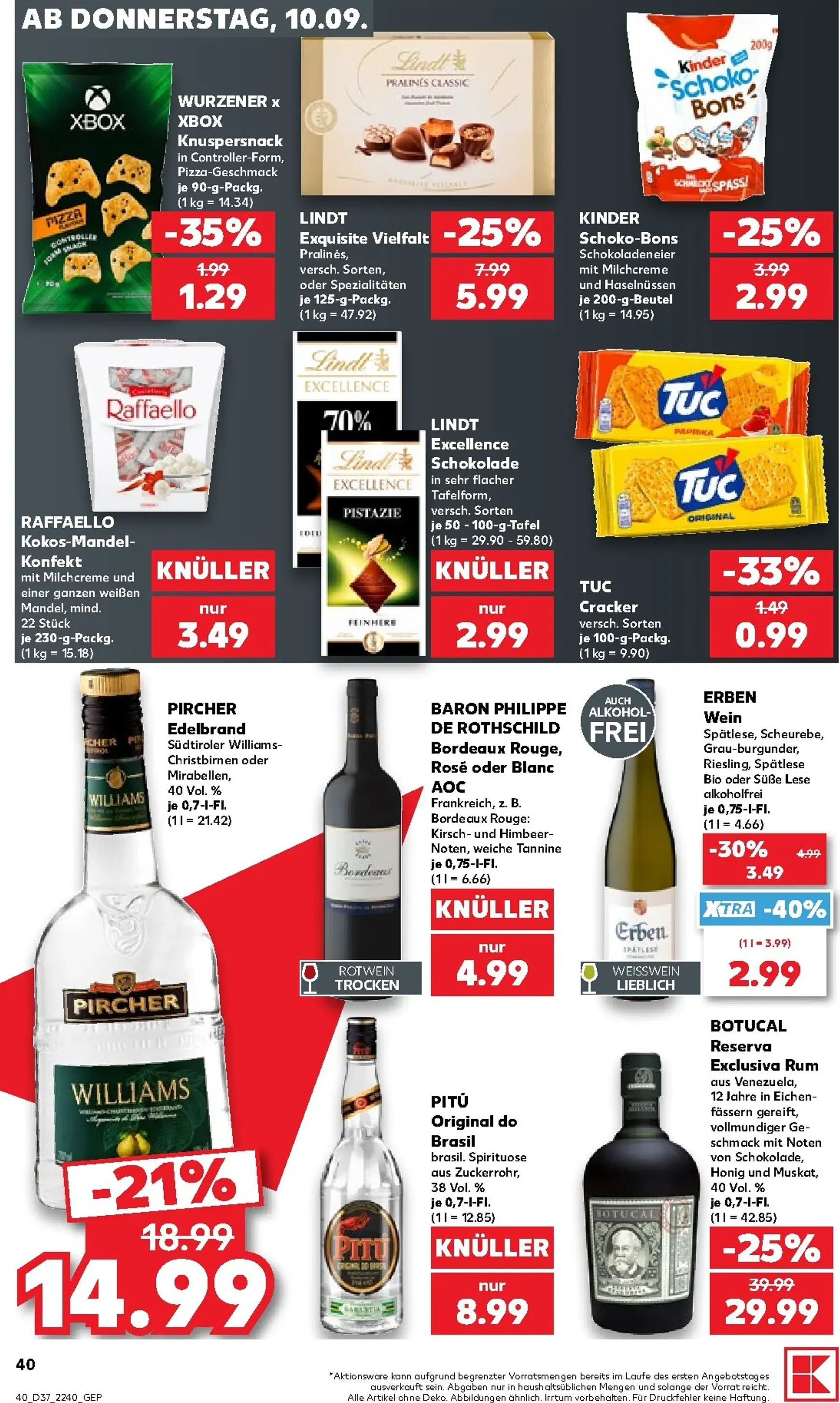 Kaufland Prospekt nächste Woche – von Donnerstag 10.09.2026 bis Mittwoch 16.09.2026 von 10. September bis 16. September 2026 - Prospekt seite 41