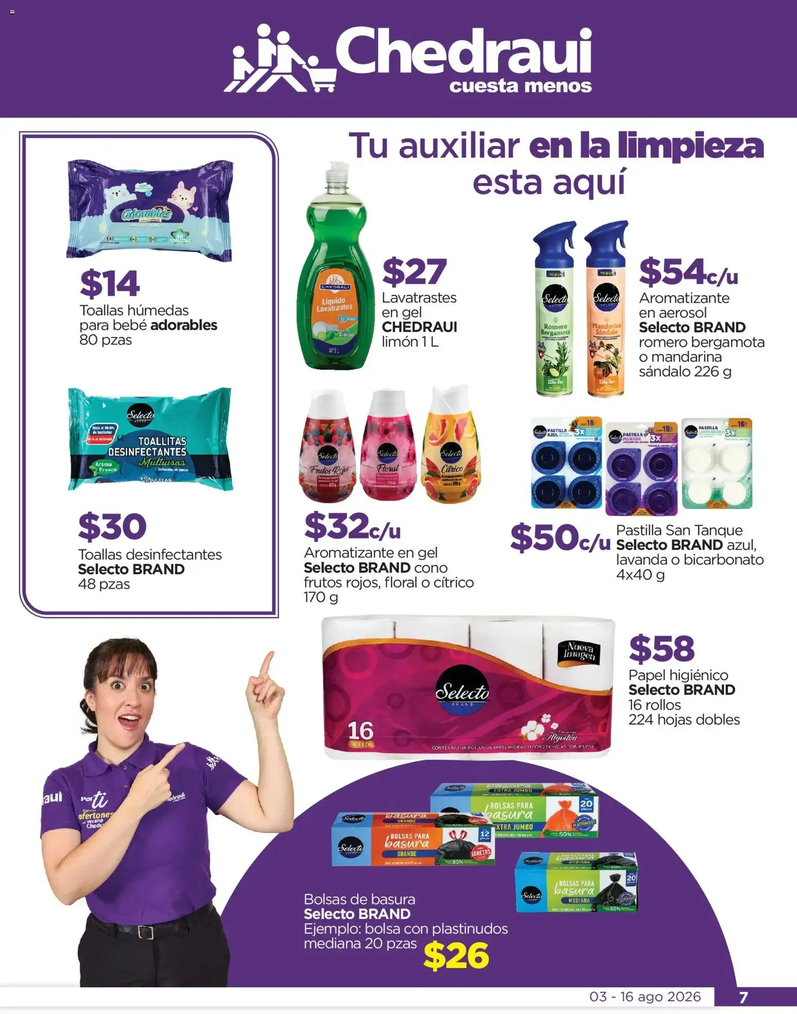 Catálogo de Chedraui folleto Por Ti ofertones (03/08/2026 - 16/08/2026) - catálogo en línea 3 de agosto al 16 de agosto 2026 - Pagina 7