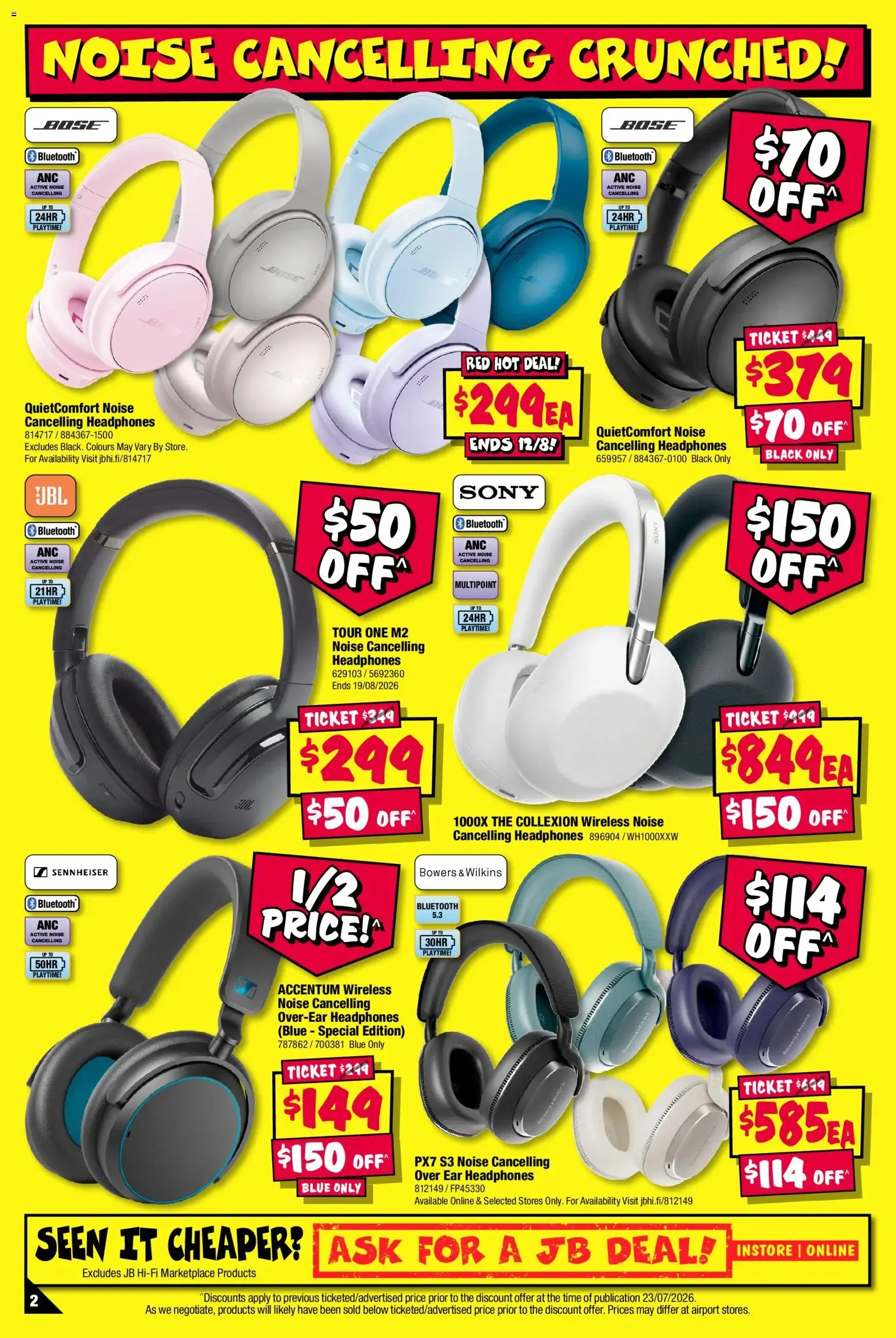 JB Hi-Fi The Big Sound Sale - 30/07/2026 > weekly / monthly specials - Catalogue valid from 30 July to 12 August 2026 - page 2
