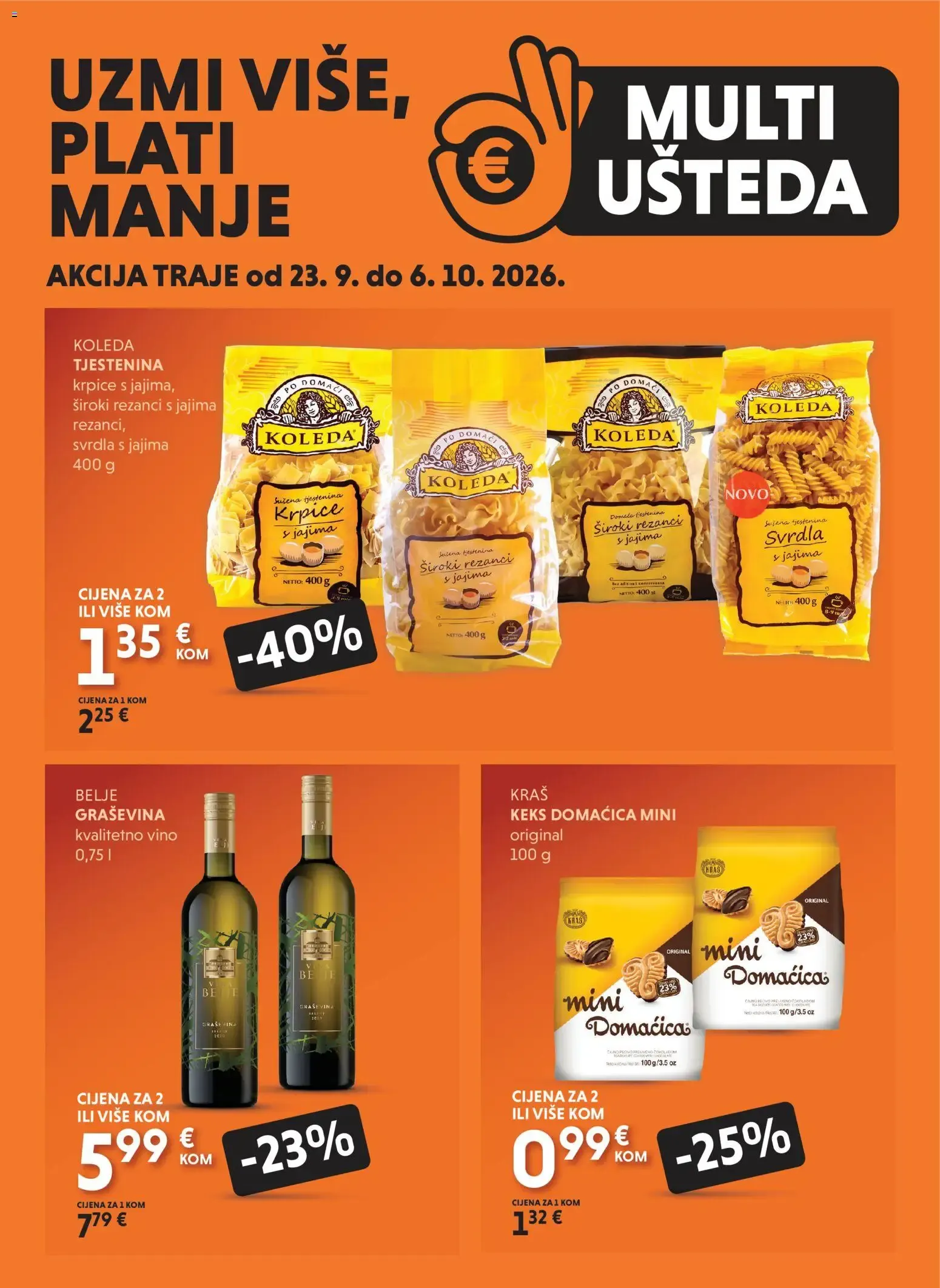 Katalog Multi Ušteda od 23. rujna do 6. listopada 2026. - Pregled Stranica 1