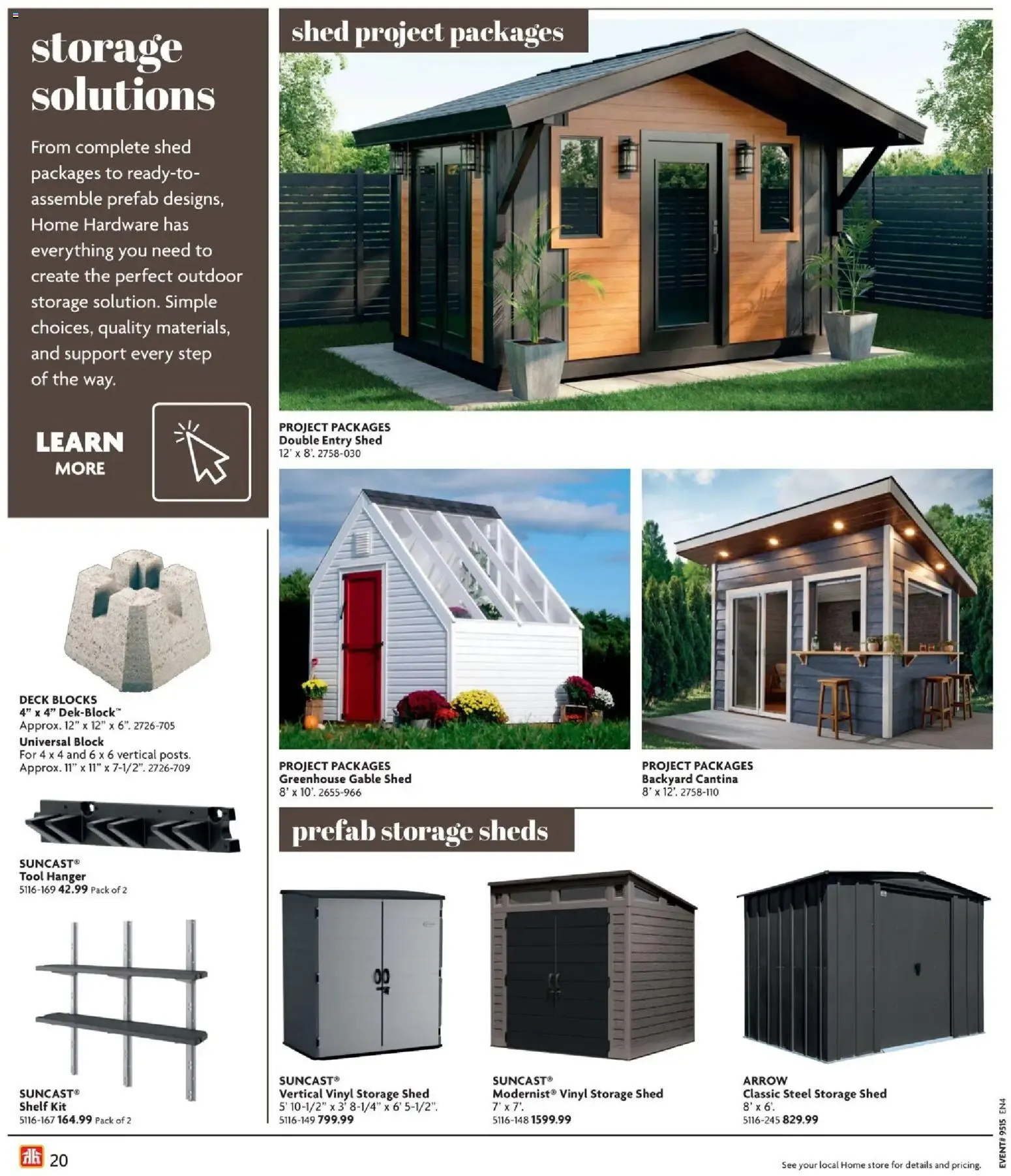 Home Hardware flyer - Building Guide from Apr 9, 2026 > weekly specials & deals from April 9 to July 31 2026 - flyer page 20