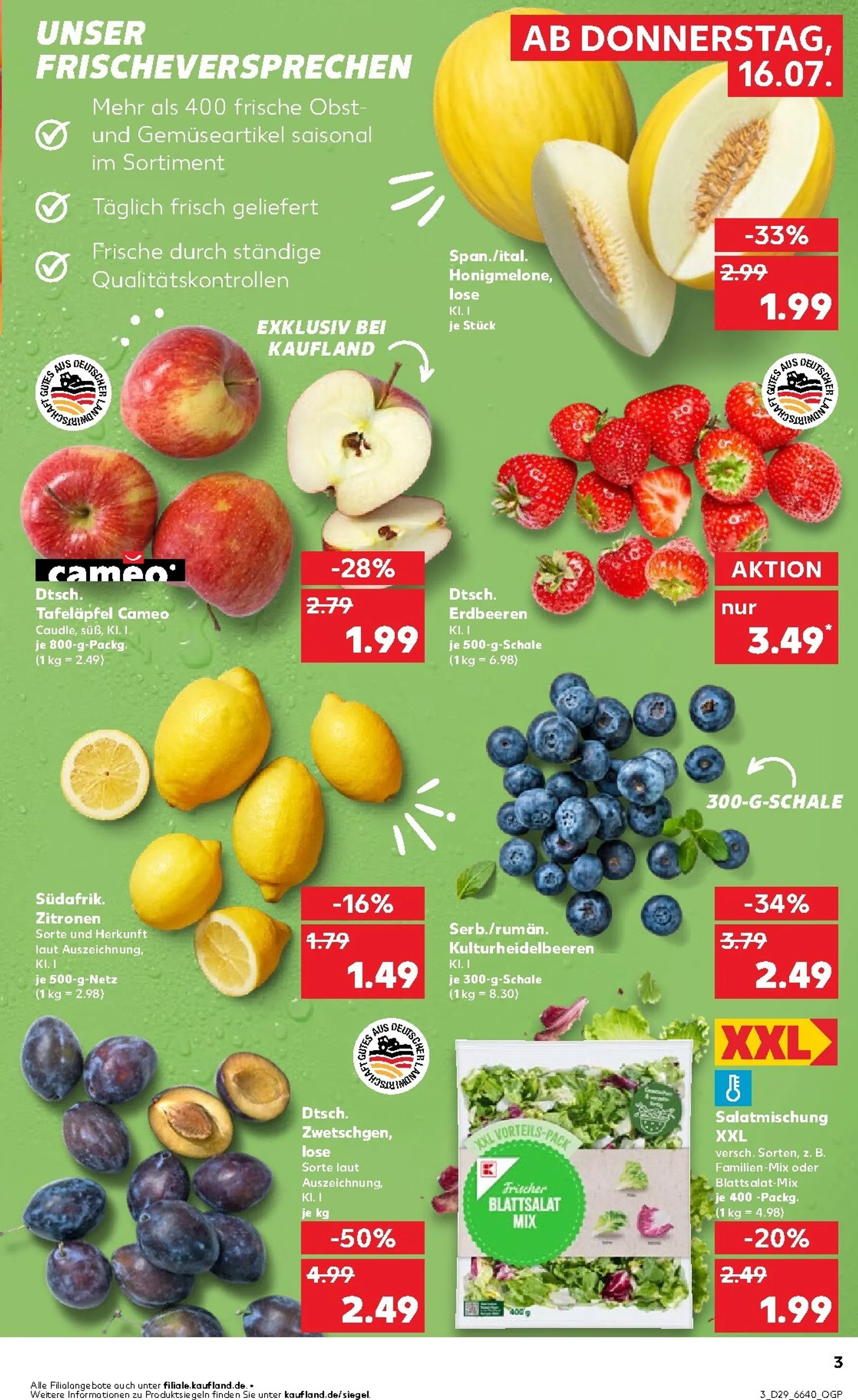 Kaufland Prospekt nächste Woche – von Donnerstag 16.07.2026 bis Mittwoch 22.07.2026 von 16. Juli bis 22. Juli 2026 - Prospekt seite 3
