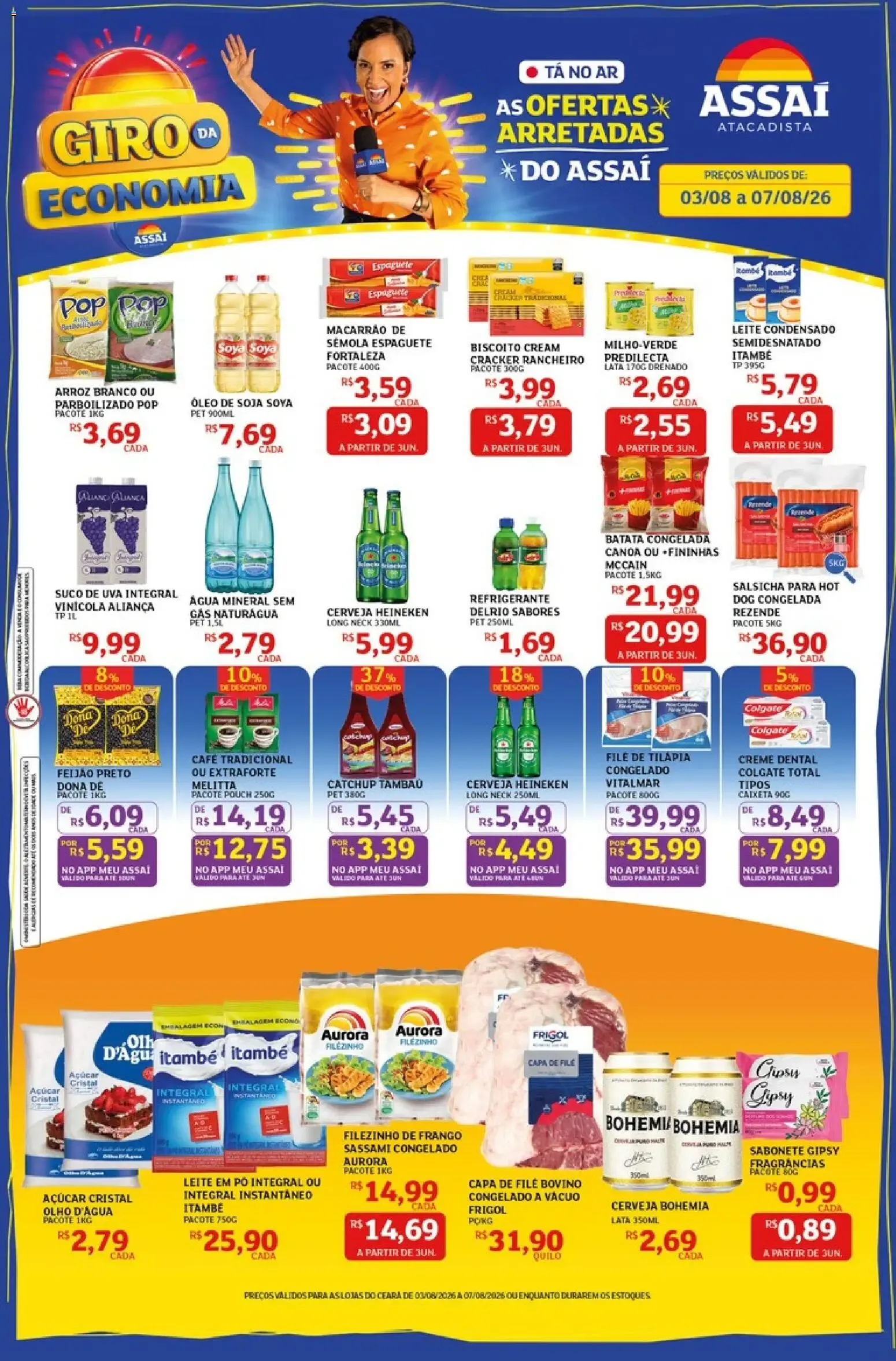 Encarte de Assaí Atacadista ofertas - CE 3 de agosto até 7 de agosto 2026 - Pagina 1