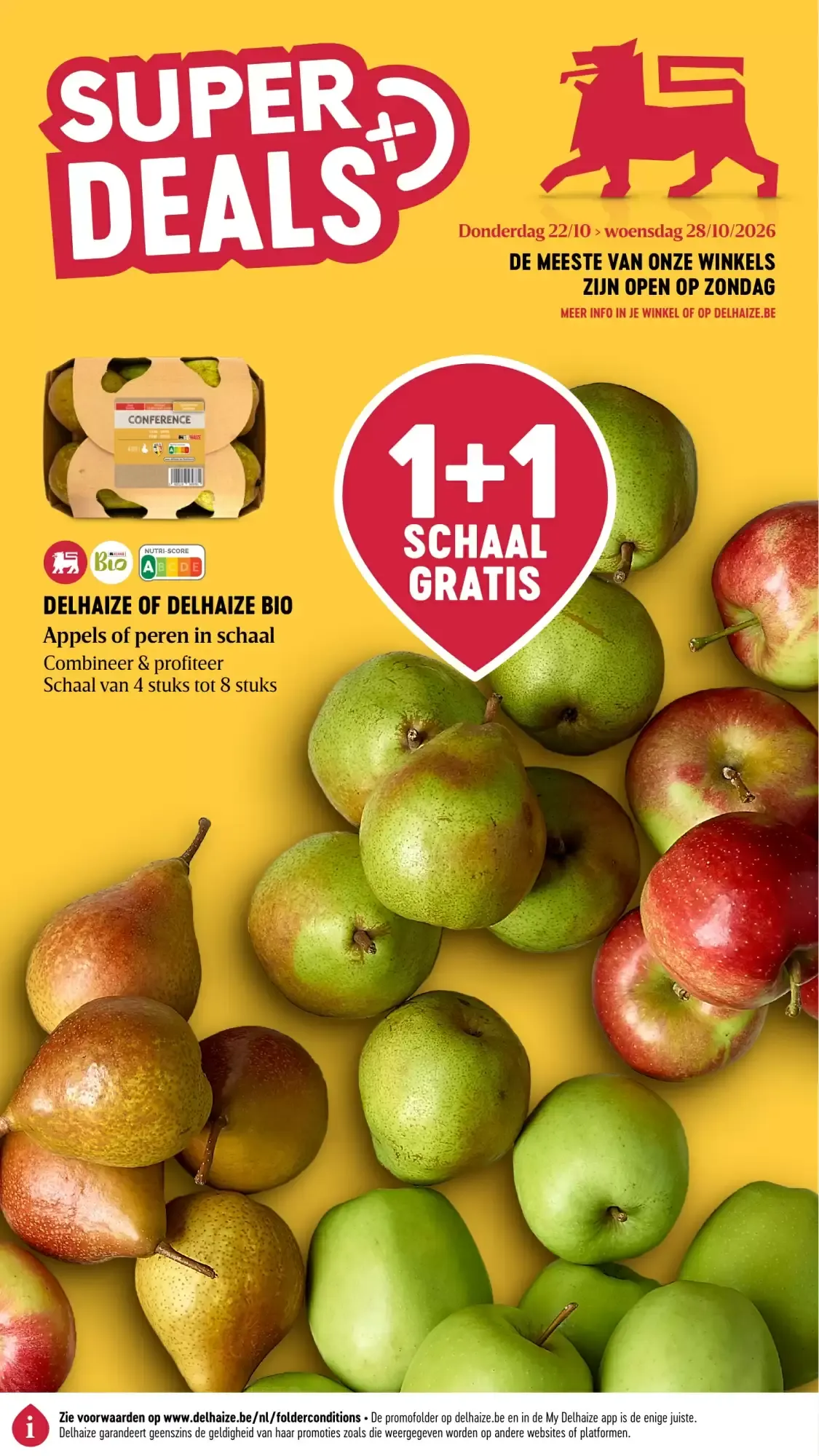 Delhaize Super Deals van 22 oktober tot 28 oktober 2026 - folder pagina 1