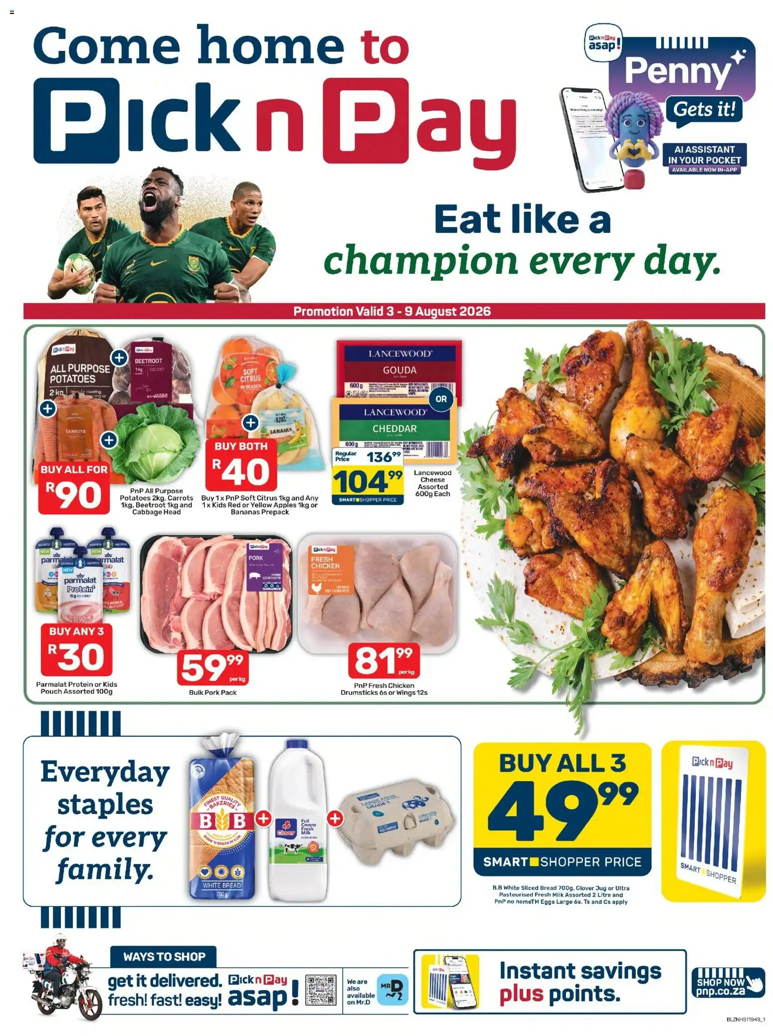 Pick n Pay KwaZulu-Natal - Weekly Specials (03/08/2026 - 09/08/2026) Online from 3 August to 9 August 2026 - Catalogue Page 1
