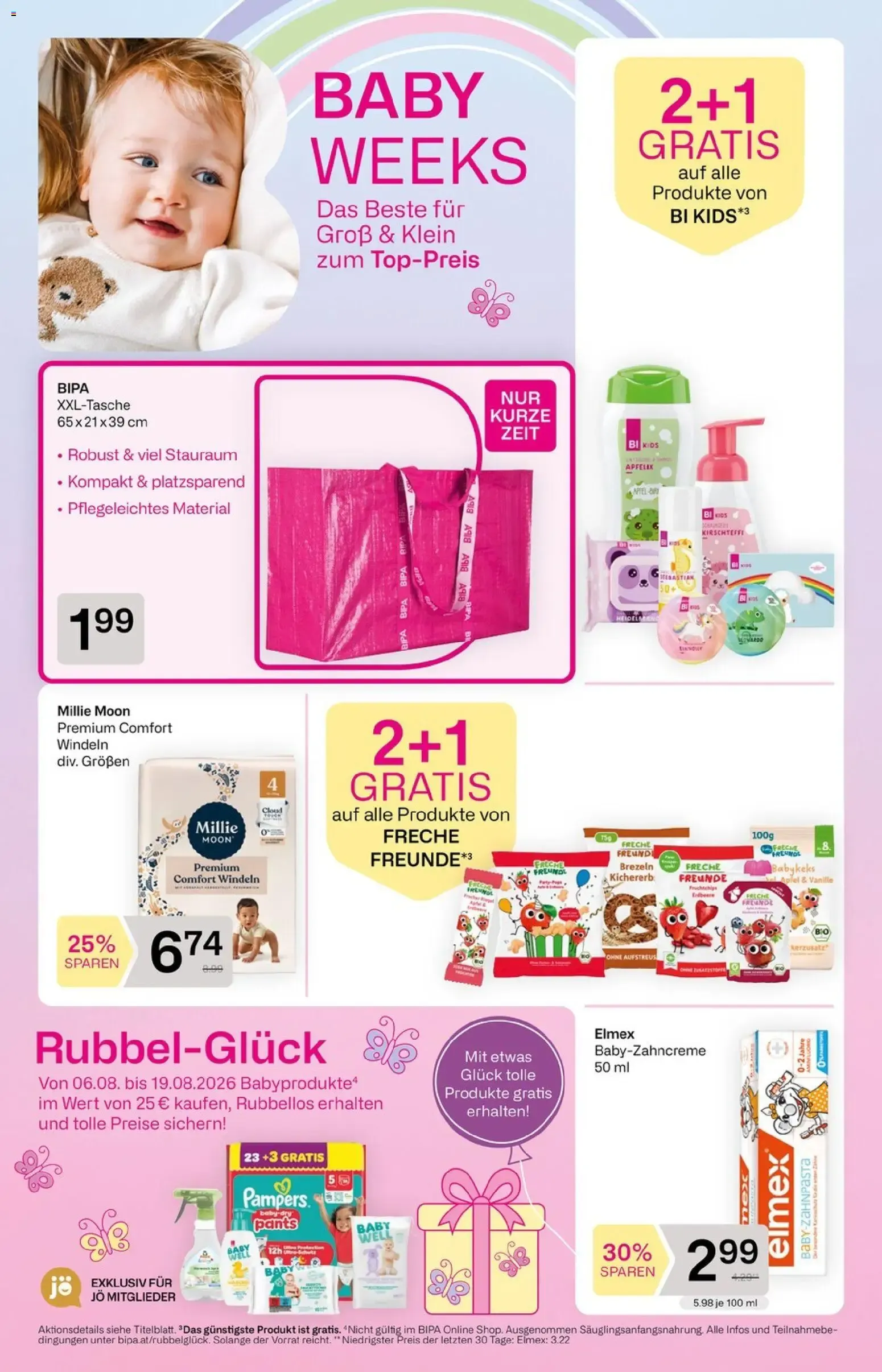 BIPA Baby Weeks von 6. August bis 19. August 2026 - Flugblätt seite 2