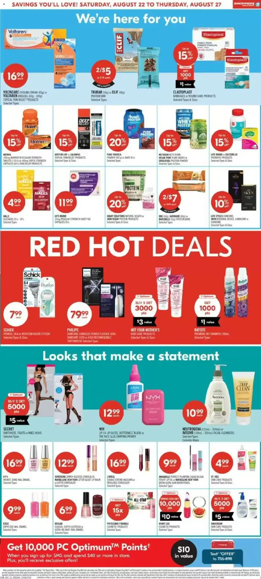 Shoppers Drug Mart flyer week 34 from August 21 to August 27 2026 - flyer page 9