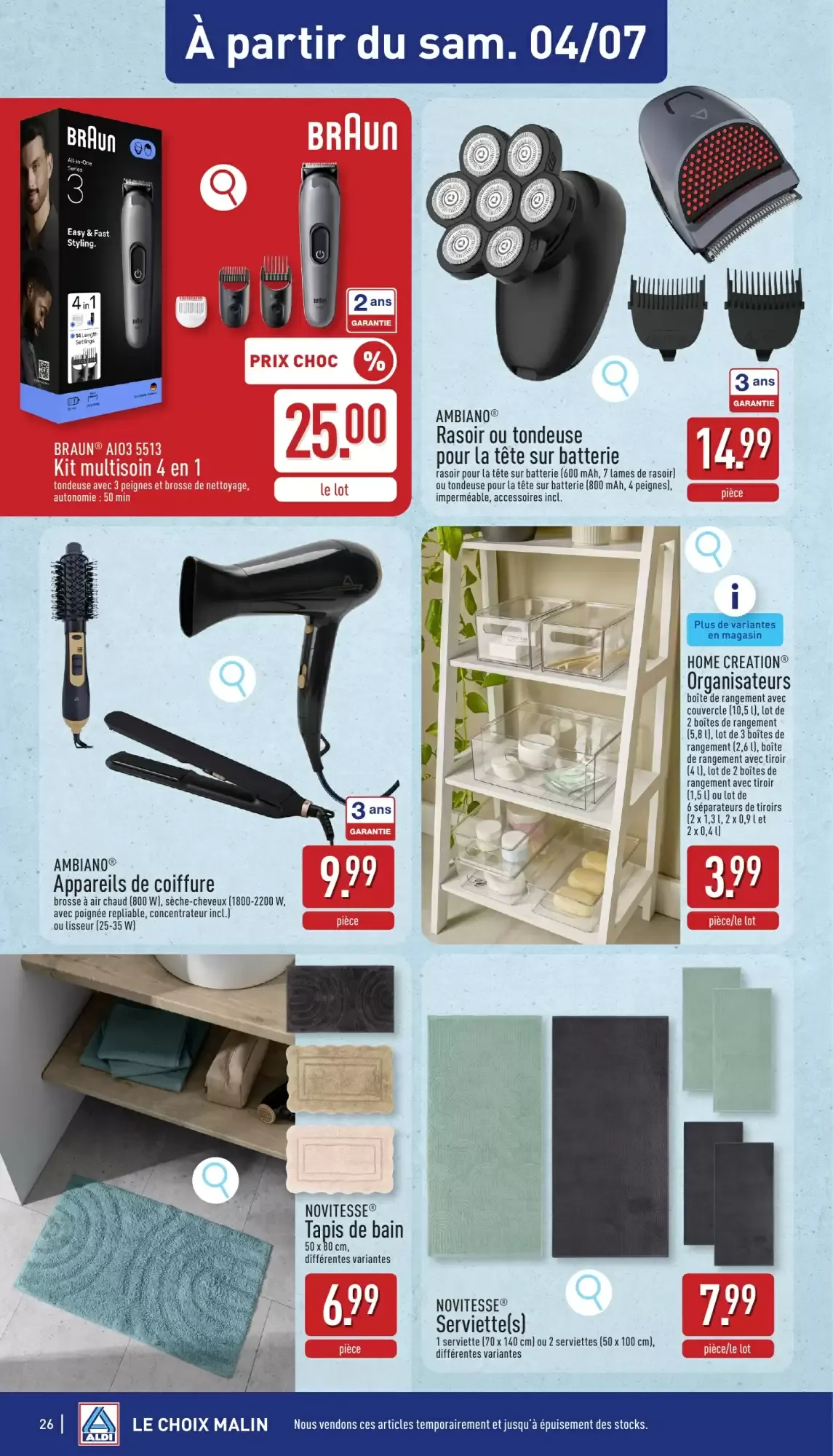 ALDI Dépliant week 27 van 29 juni tot 4 juli 2026 - folder pagina 26