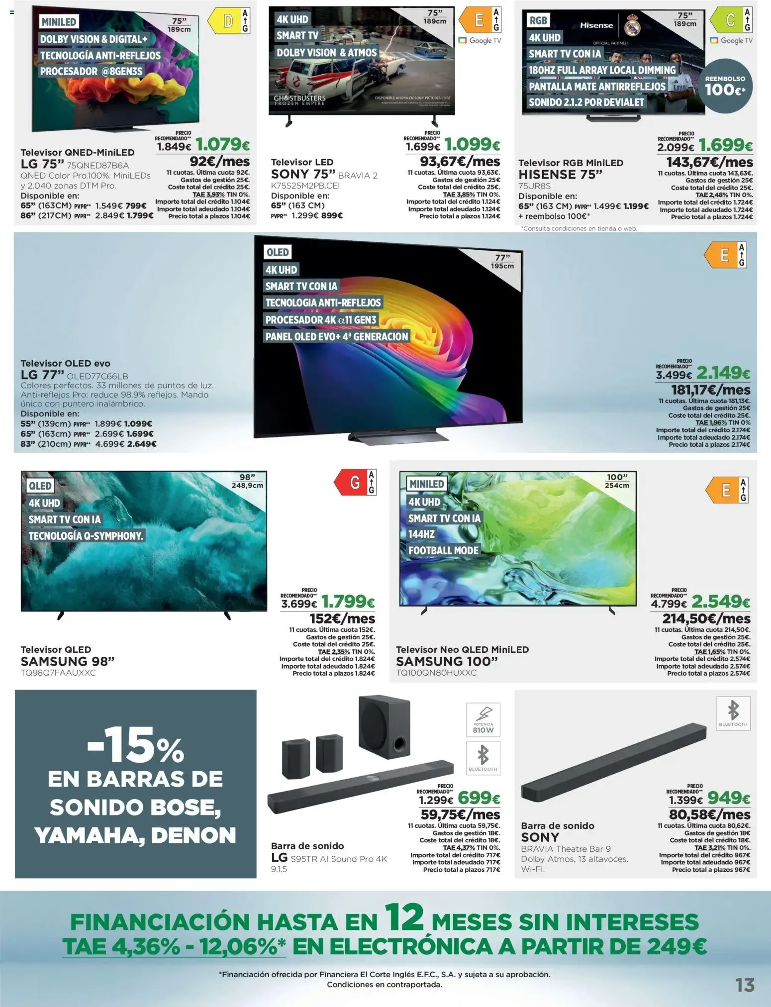 Catálogo de El Corte Inglés Los Tecnoprecios 05/10/2026 │Catálogo 5 de octubre al 21 de octubre 2026 - Página 13