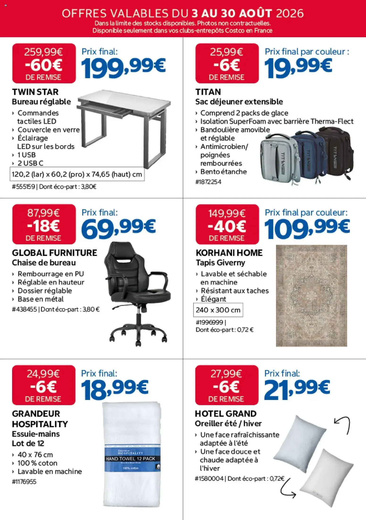 Costco catalogue à partir du 03/08/2026 - promo en ligne du 3 août au 30 août 2026 - Catalogue page 4