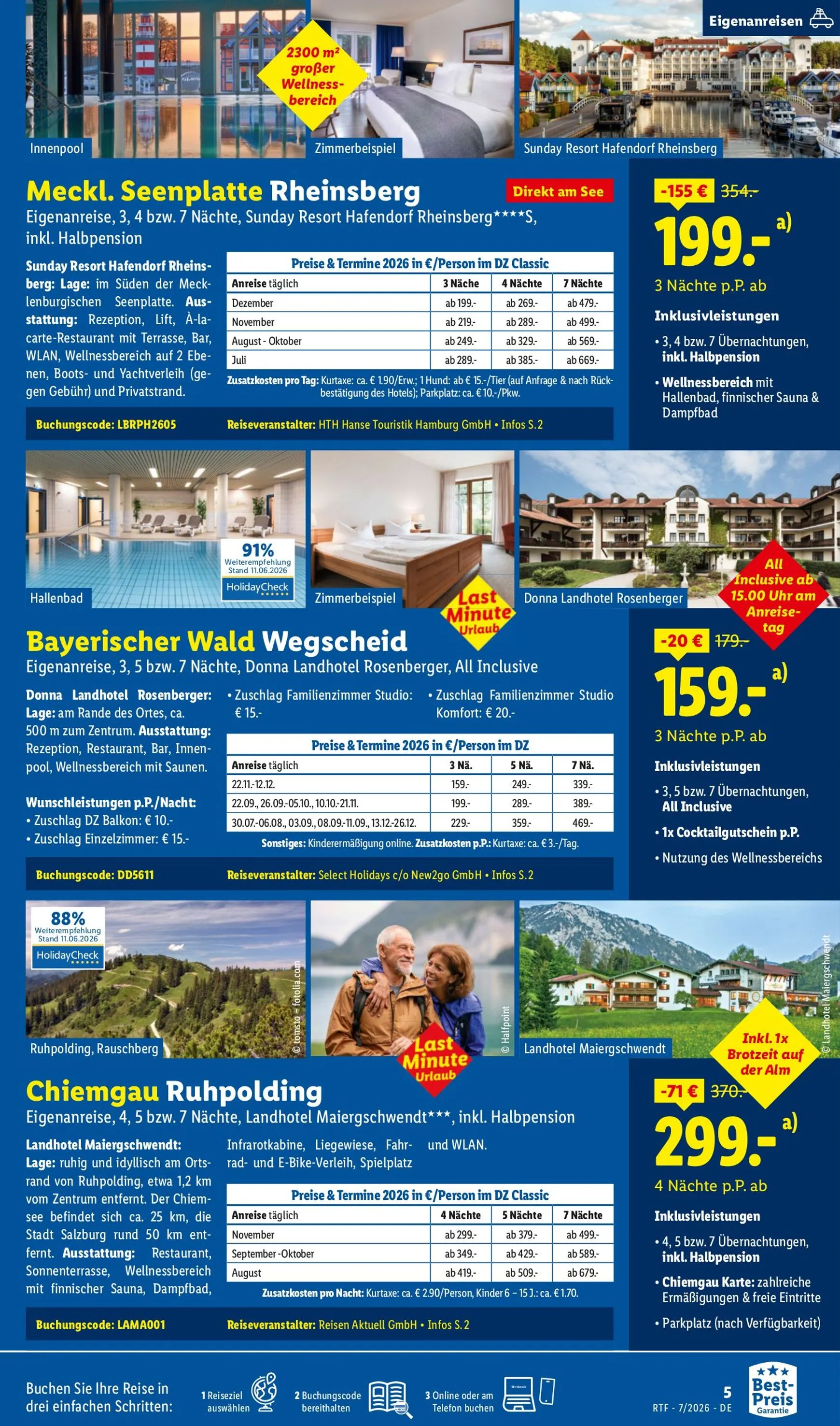 Auf die Berge, fertig, los. Last Minute Urlaub von 15. Juli bis 15. August 2026 - Prospekt seite 5